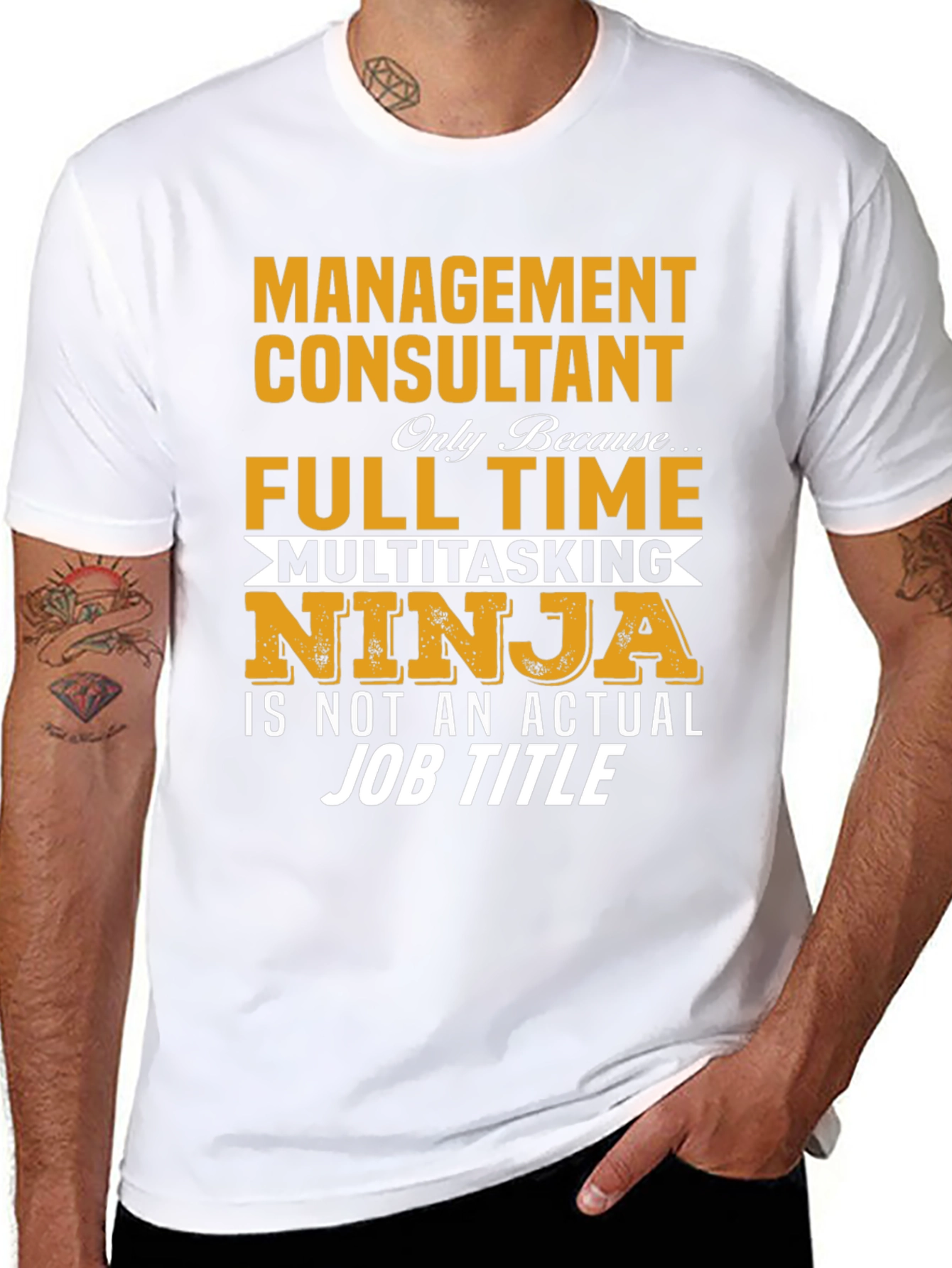 Management Consultant T-Shirt - Full Time Ninja
