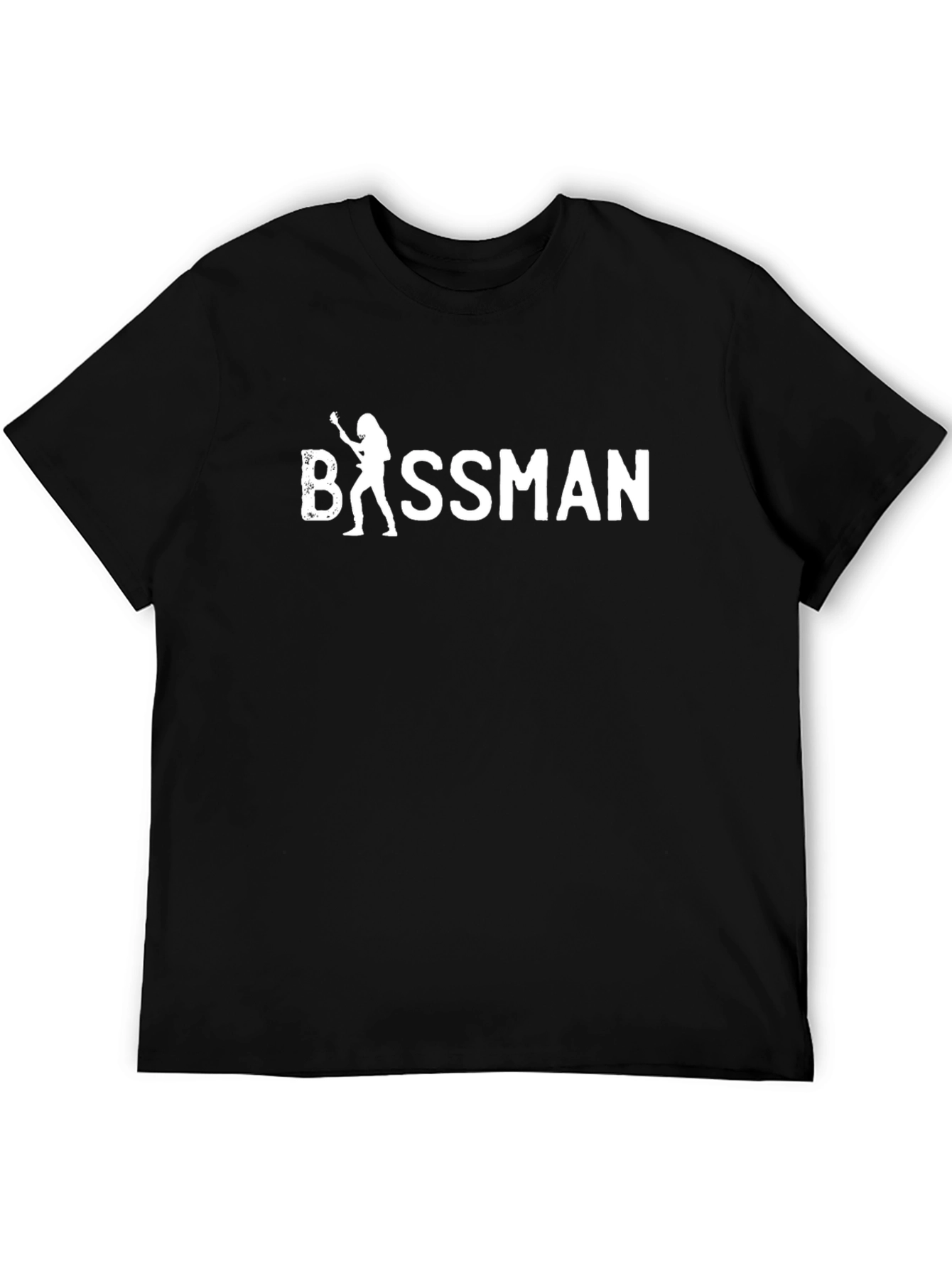 Bassman Graphic Tee - Black Cotton T-Shirt