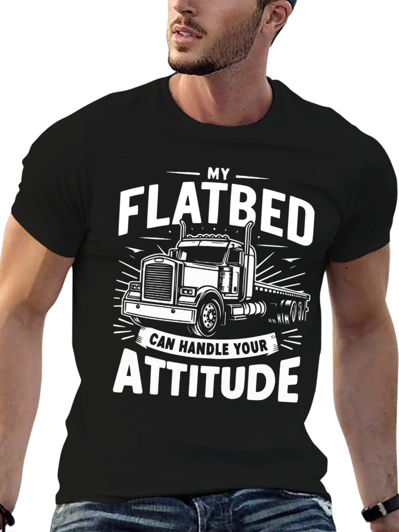 Flatbed Truck Attitude T-Shirt