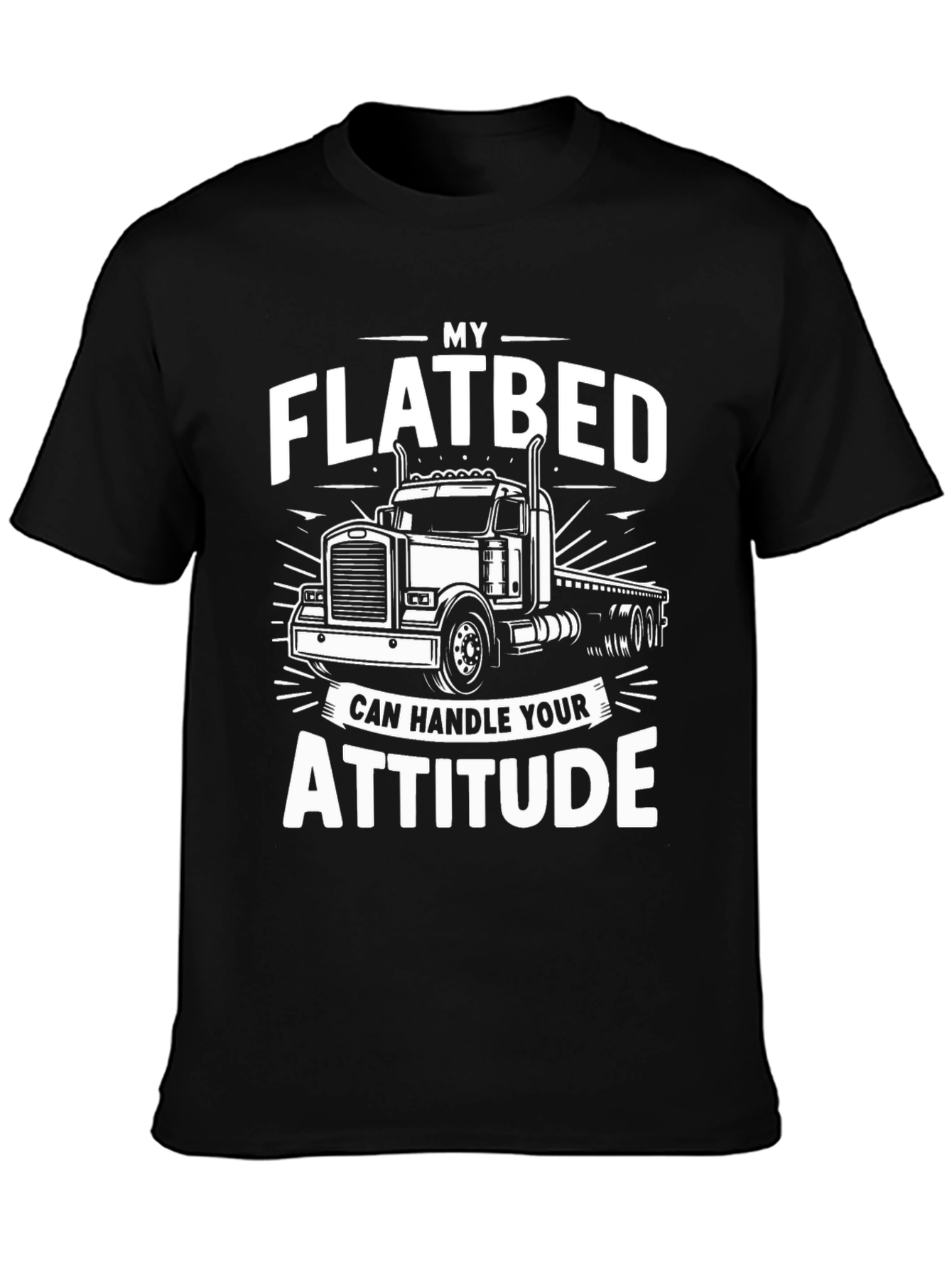 Flatbed Truck Attitude T-Shirt