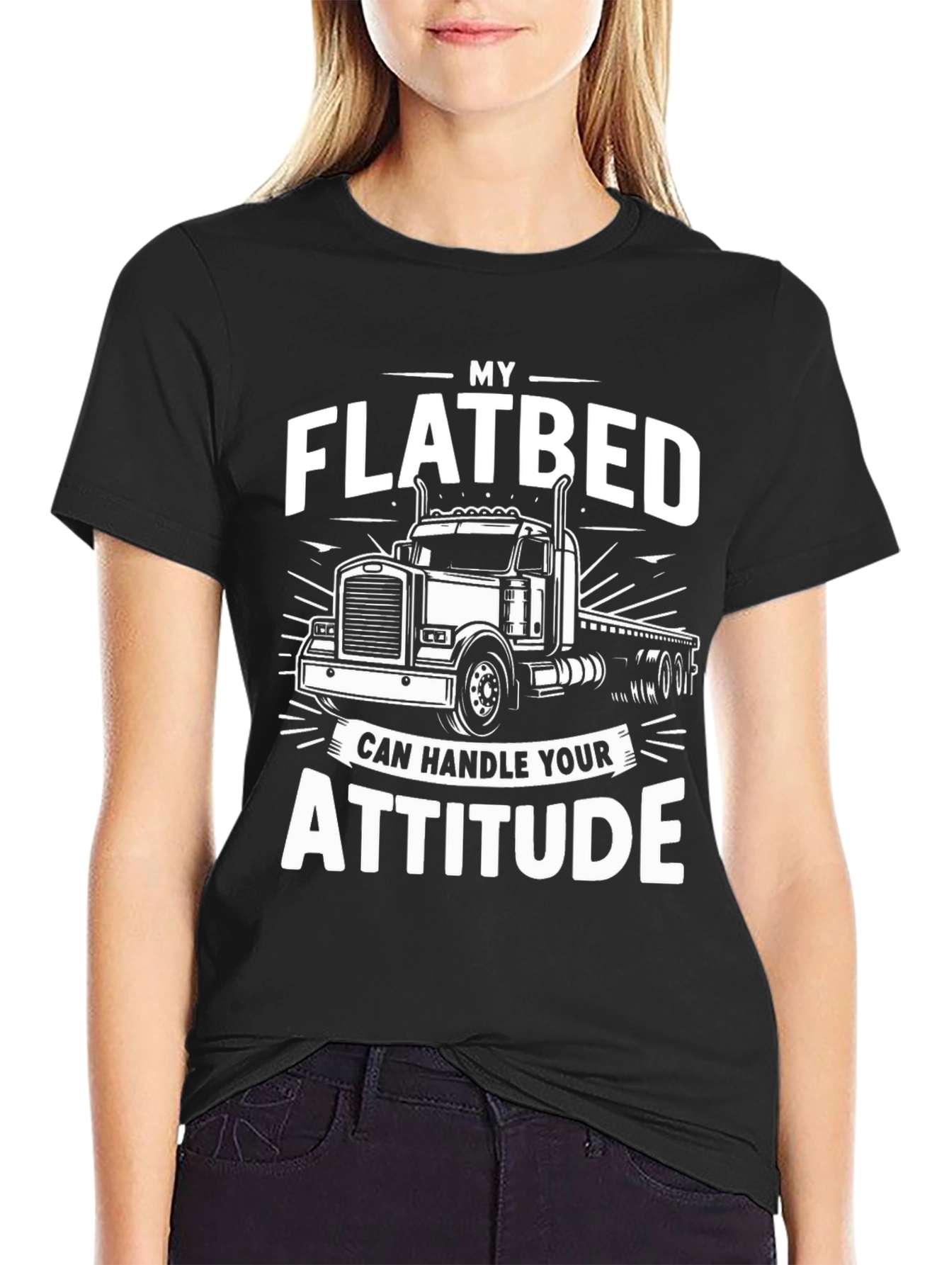 Flatbed Truck Attitude T-Shirt