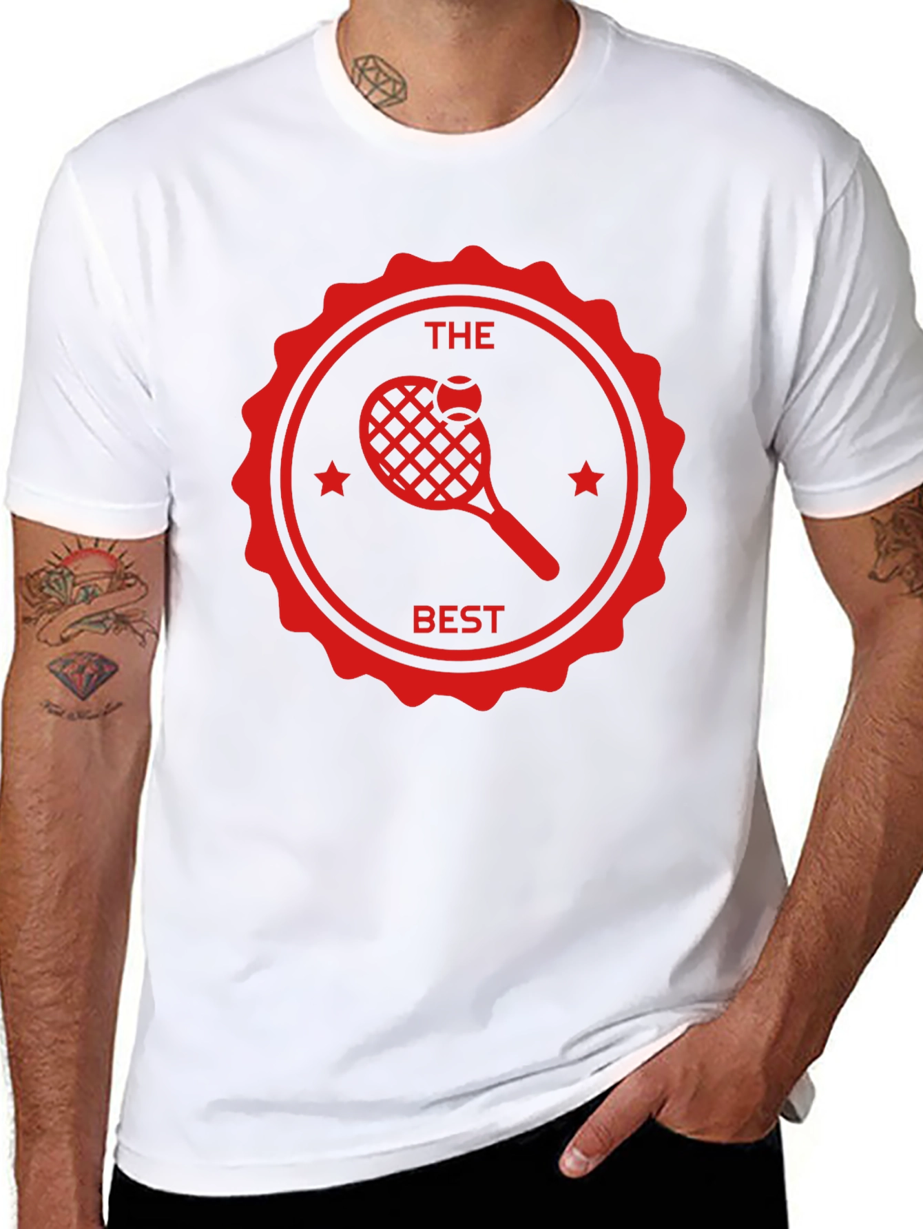 The Best Tennis Graphic T-Shirt