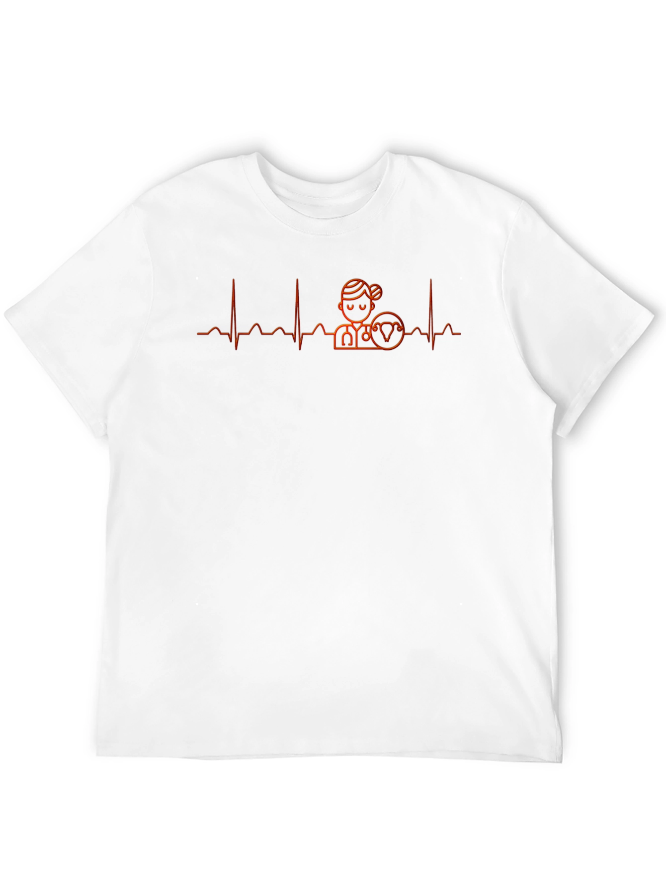Nurse Heartbeat T-Shirt - Doctor Life Line Tee