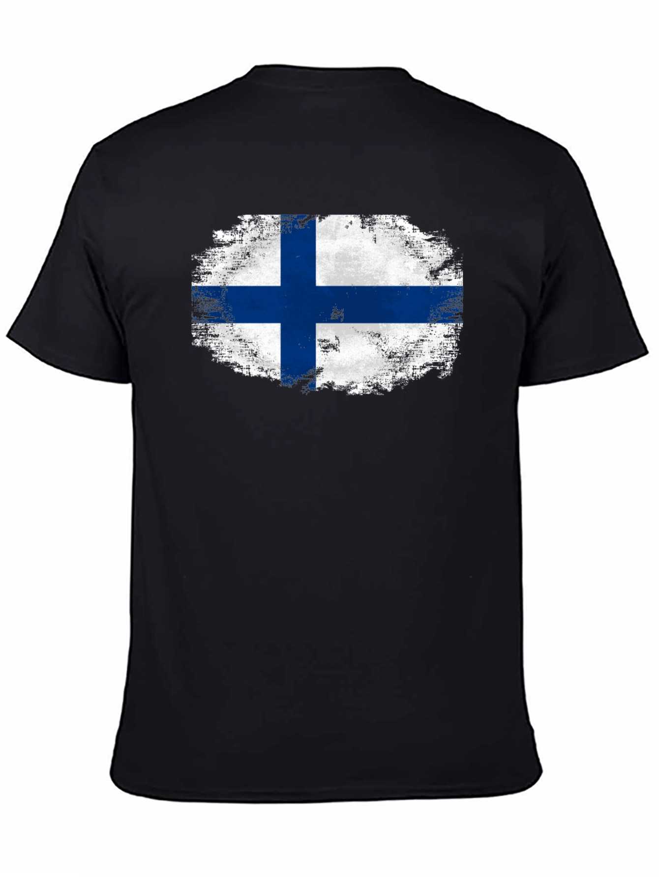 Finland Flag T-Shirt - Distressed Finnish Pride Tee