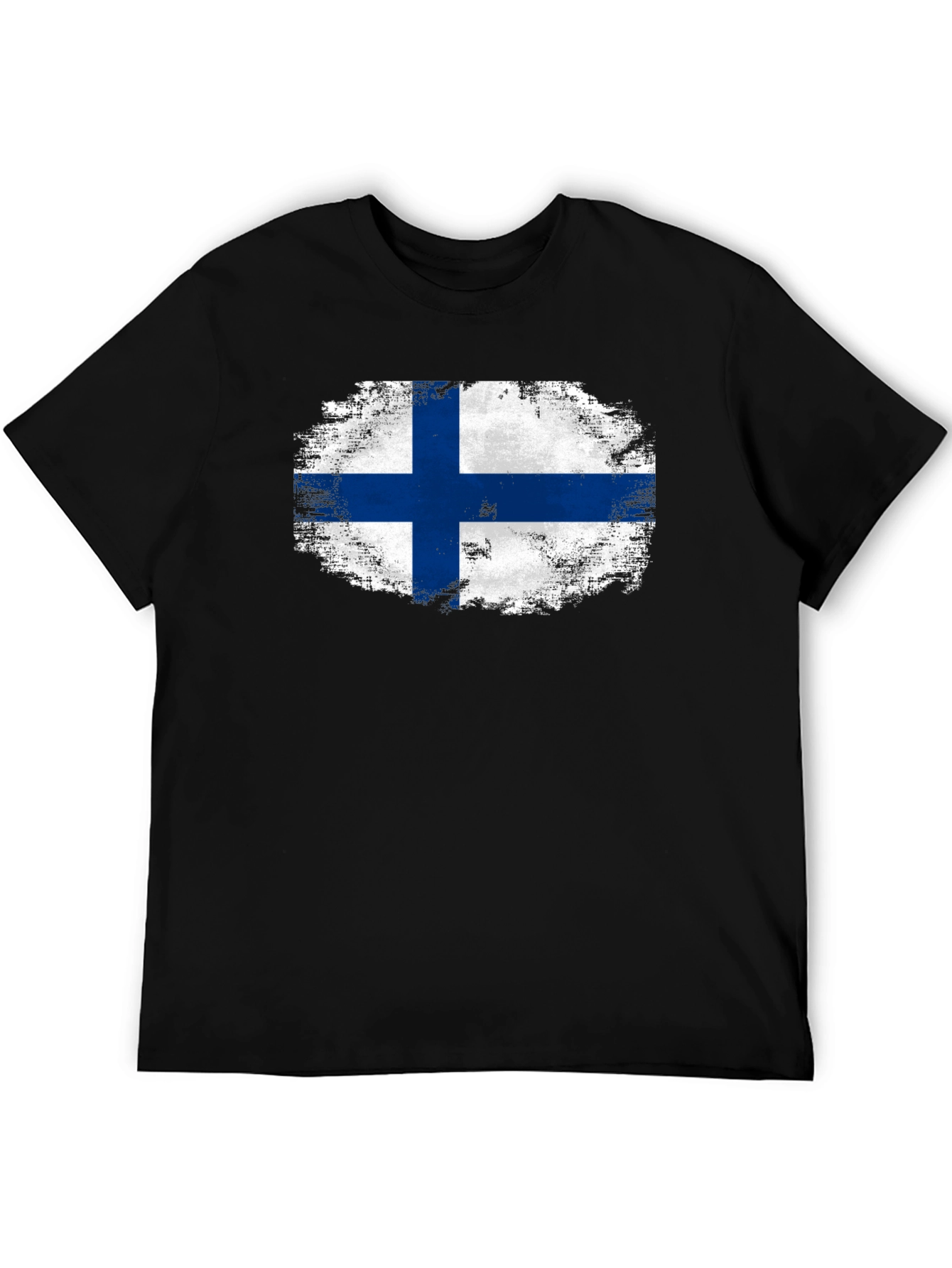 Finland Flag T-Shirt - Distressed Finnish Pride Tee