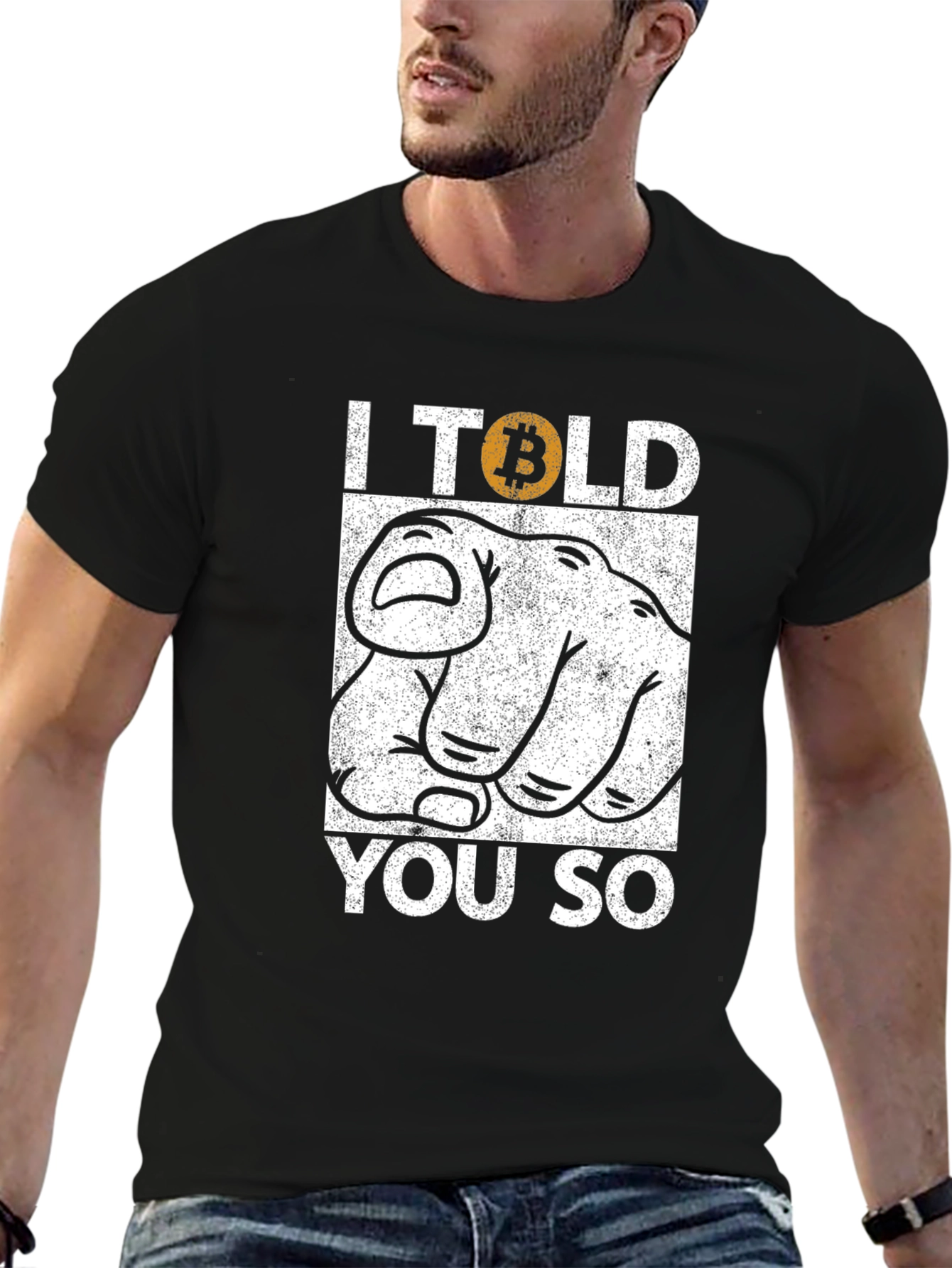 Bitcoin Told You So Graphic Tee - Crypto T-Shirt