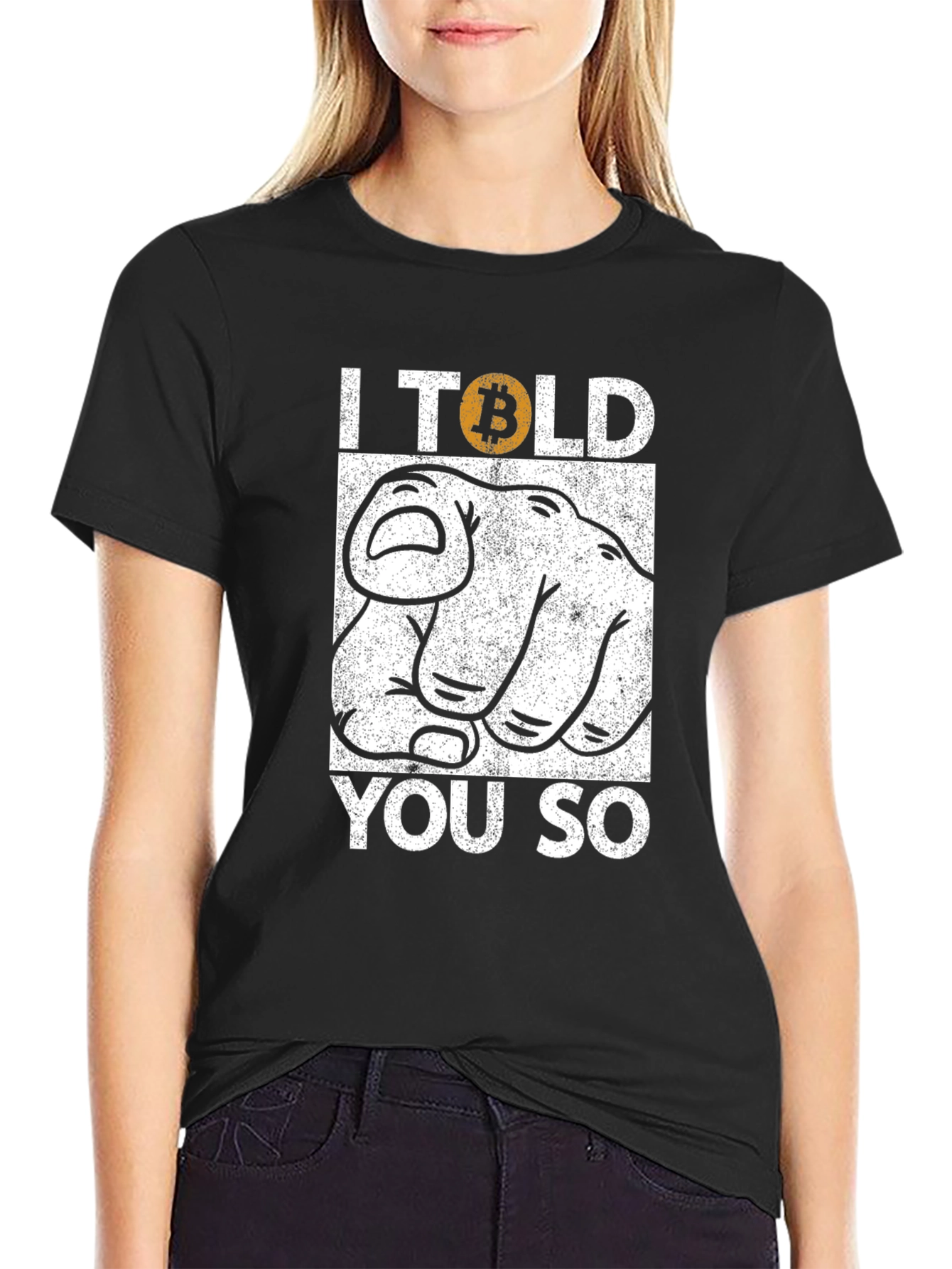 Bitcoin Told You So Graphic Tee - Crypto T-Shirt