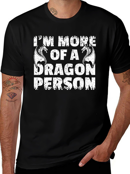 Dragon Person Graphic Tee - Fantasy Lovers T-Shirt