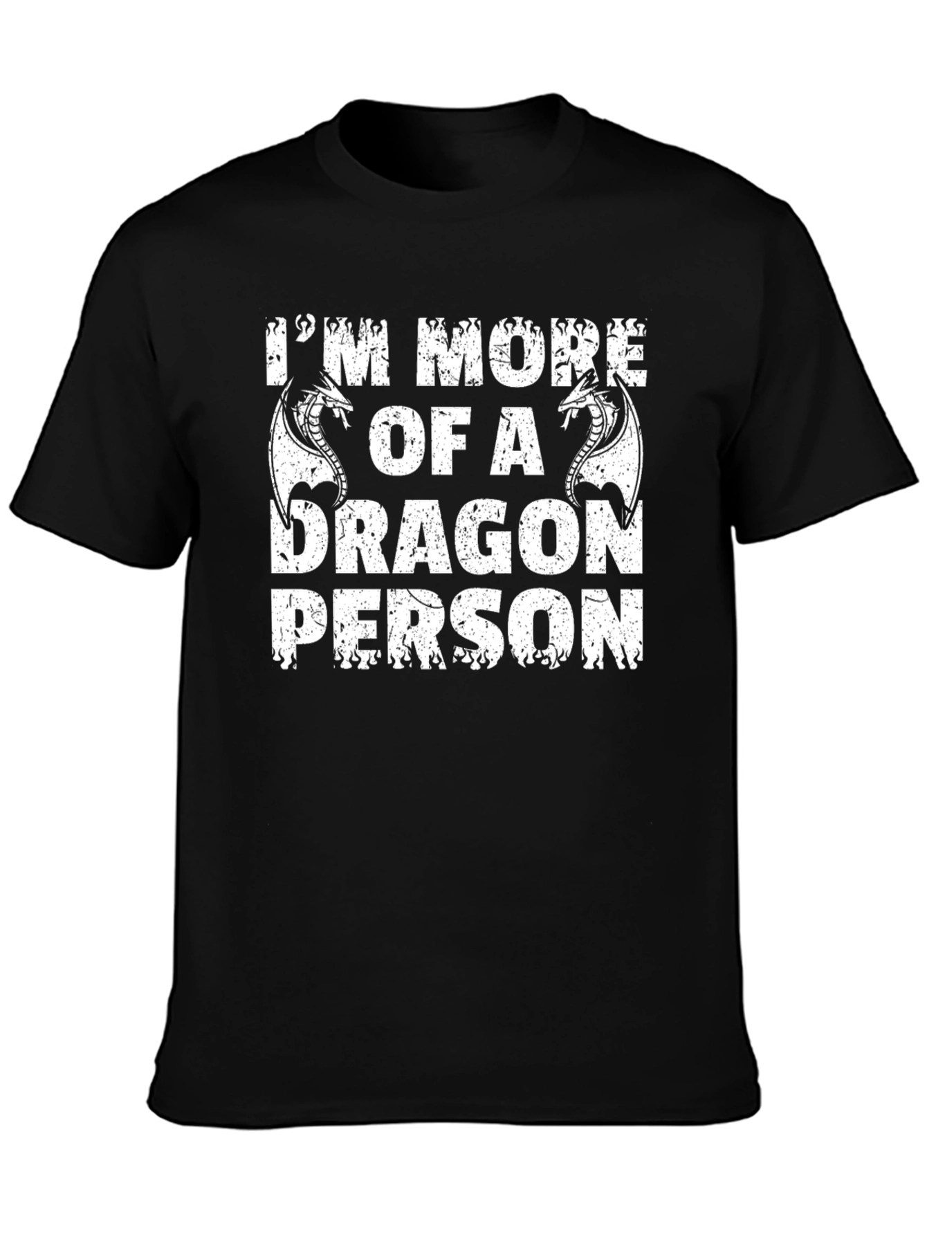 Dragon Person Graphic Tee - Fantasy Lovers T-Shirt