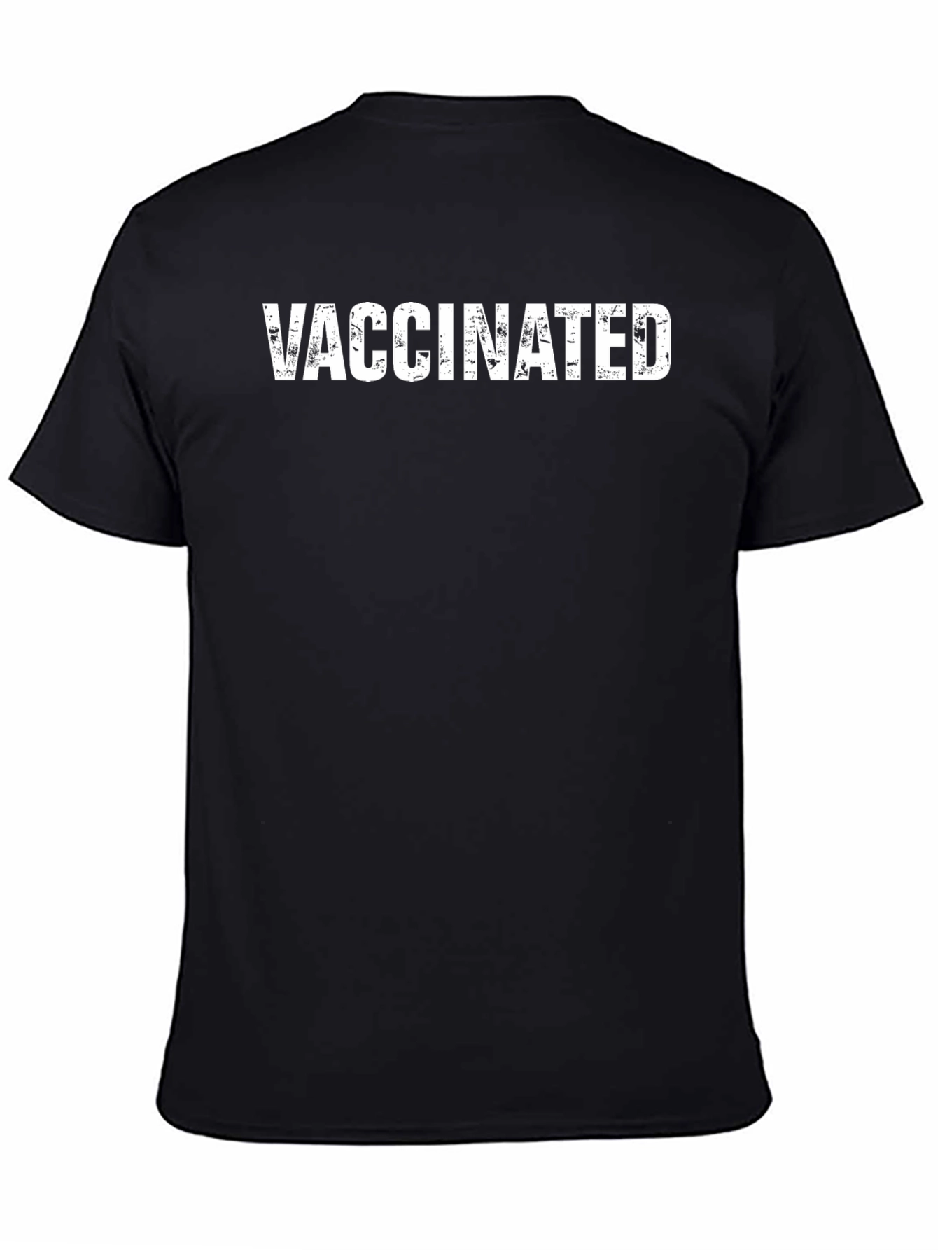 Vaccinated Distressed Graphic Tee