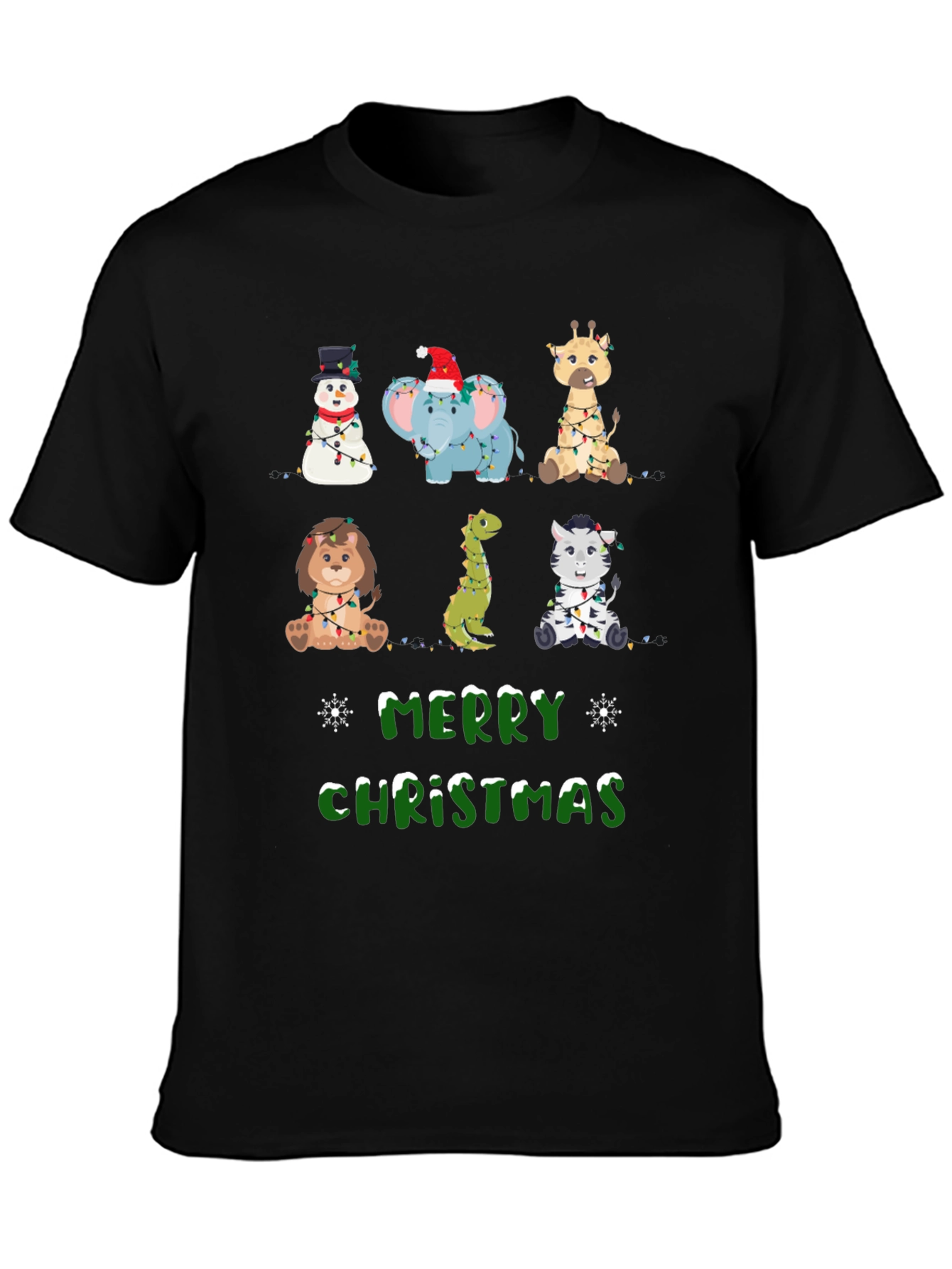 Festive Animal Christmas Tee