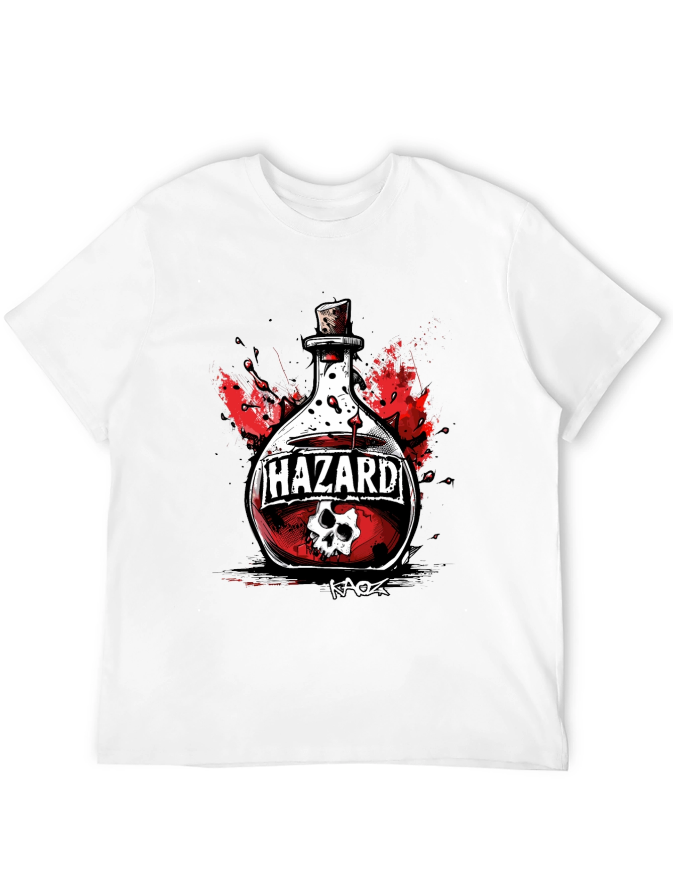 Hazard Poison T-Shirt - Skull Graphic Tee