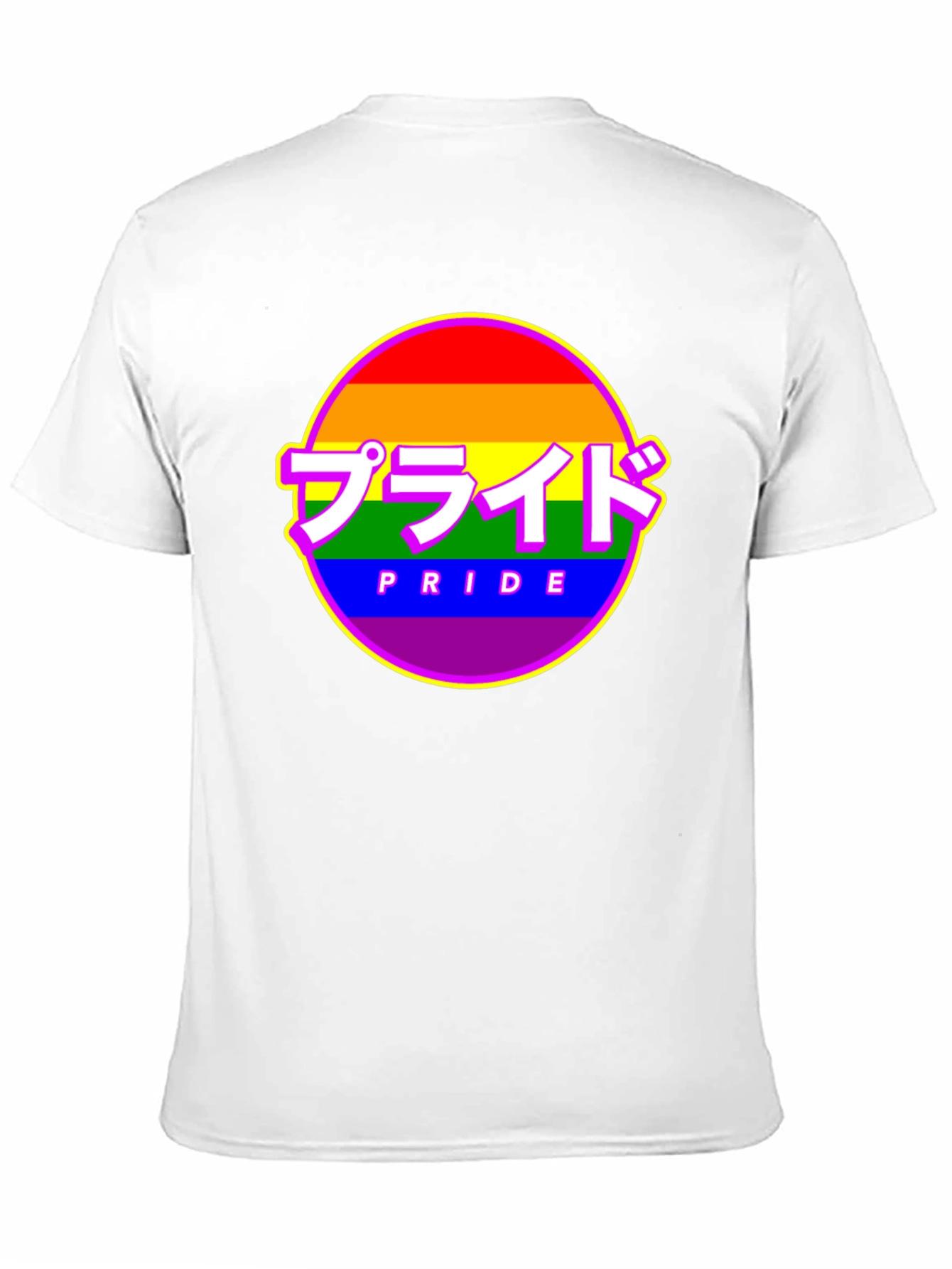 Pride Rainbow Graphic Tee - Japanese Inspired Pride Shirt