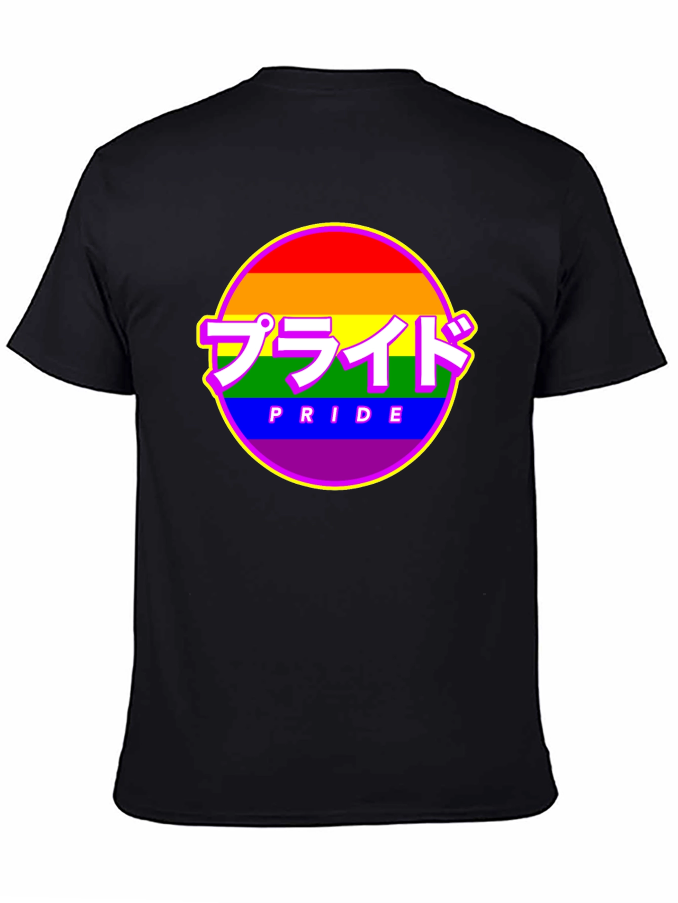 Pride Rainbow Graphic Tee - Japanese Inspired Pride Shirt