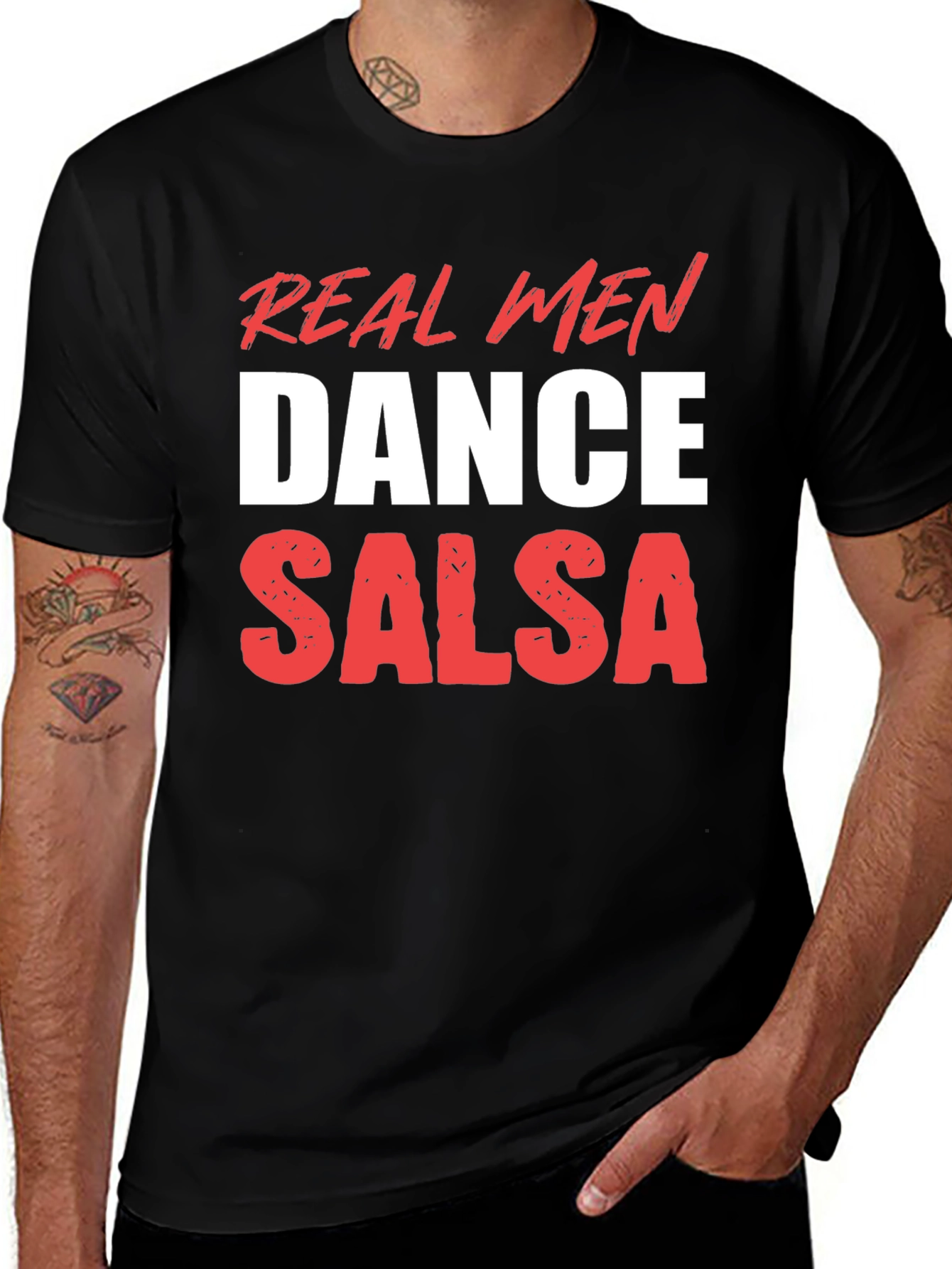 Real Men Dance Salsa T-Shirt