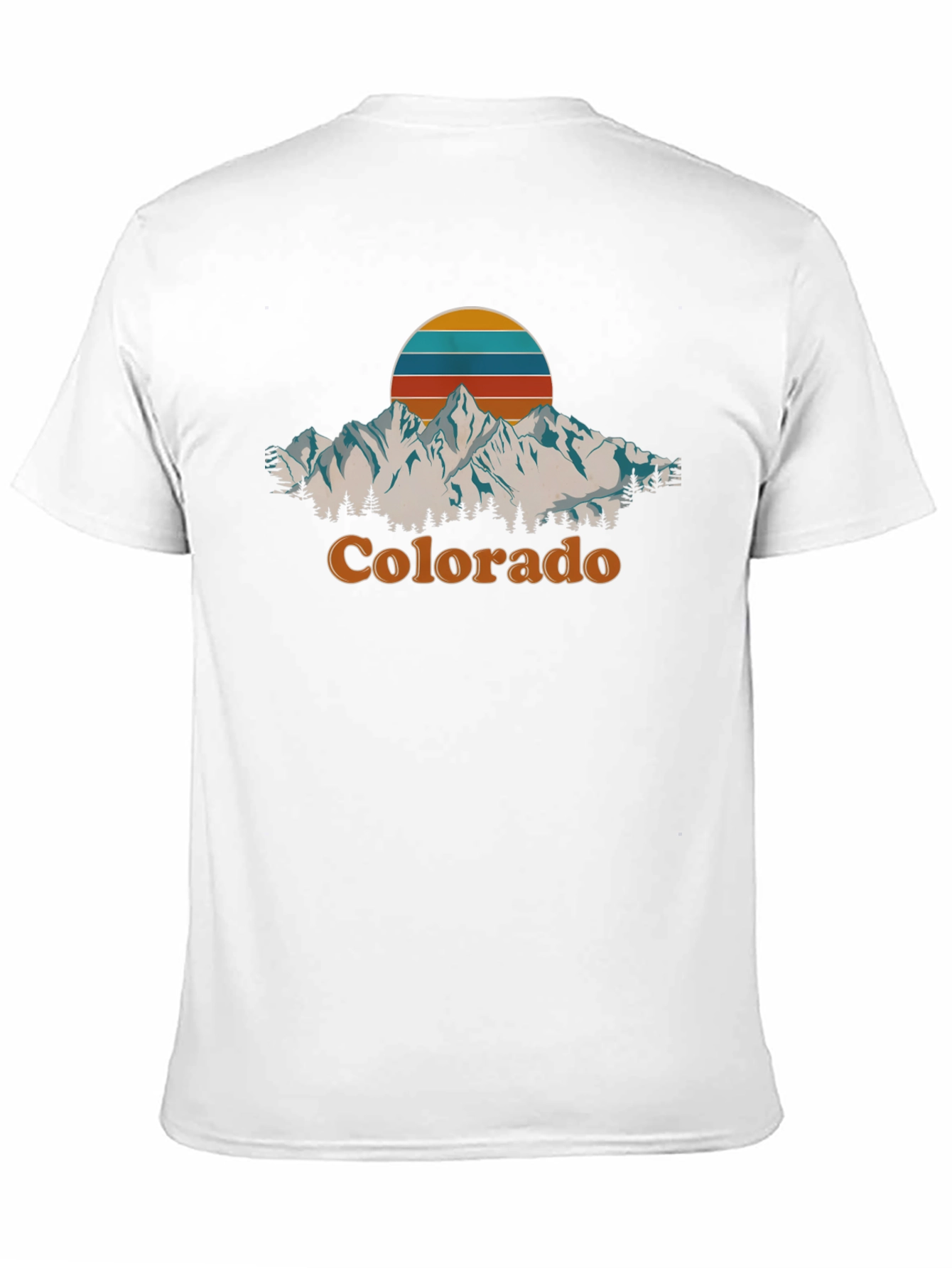 Retro Colorado Mountain T-Shirt