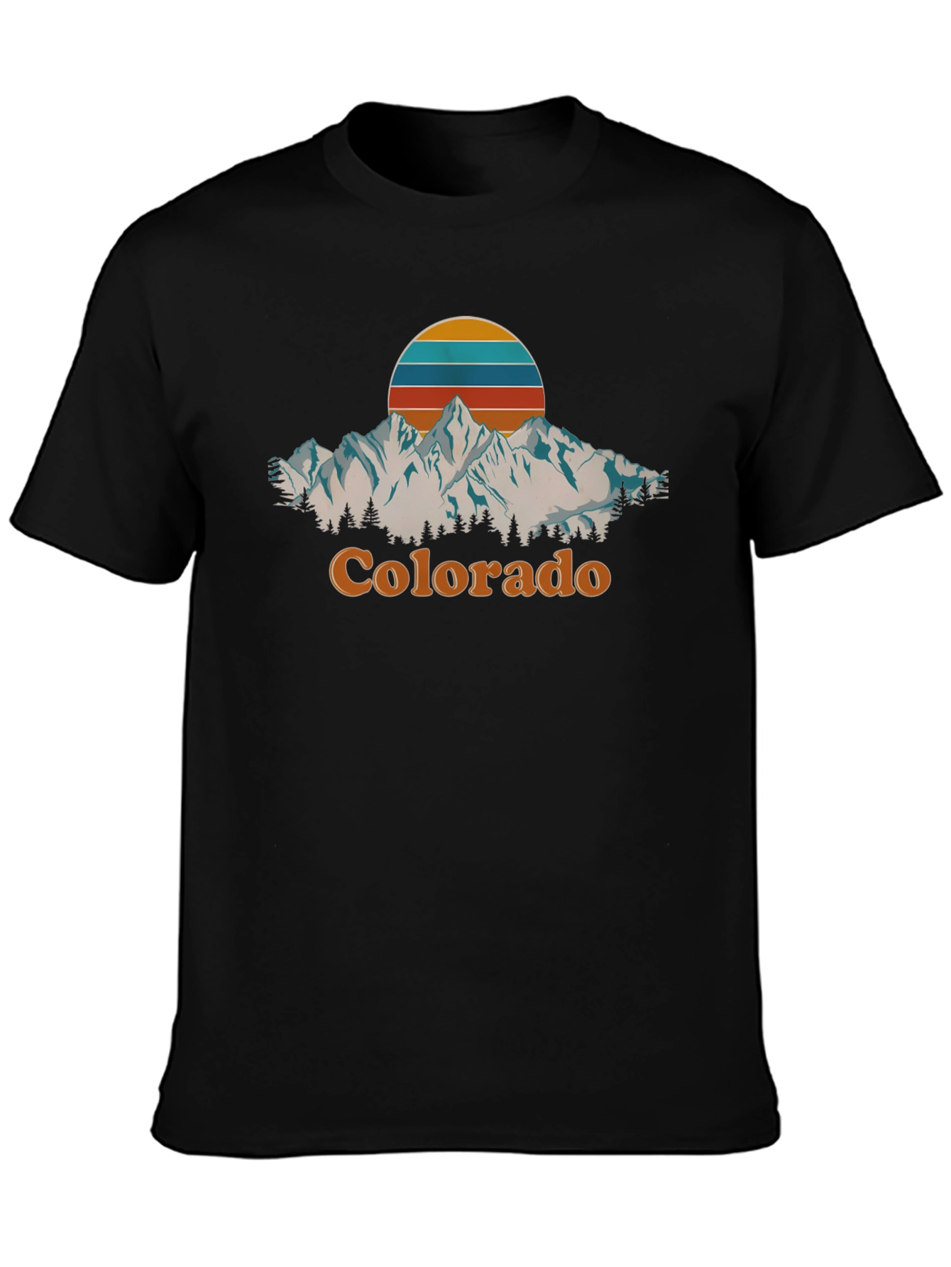 Retro Colorado Mountain T-Shirt