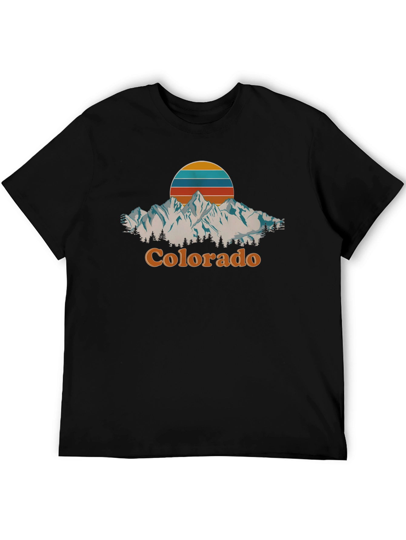 Retro Colorado Mountain T-Shirt