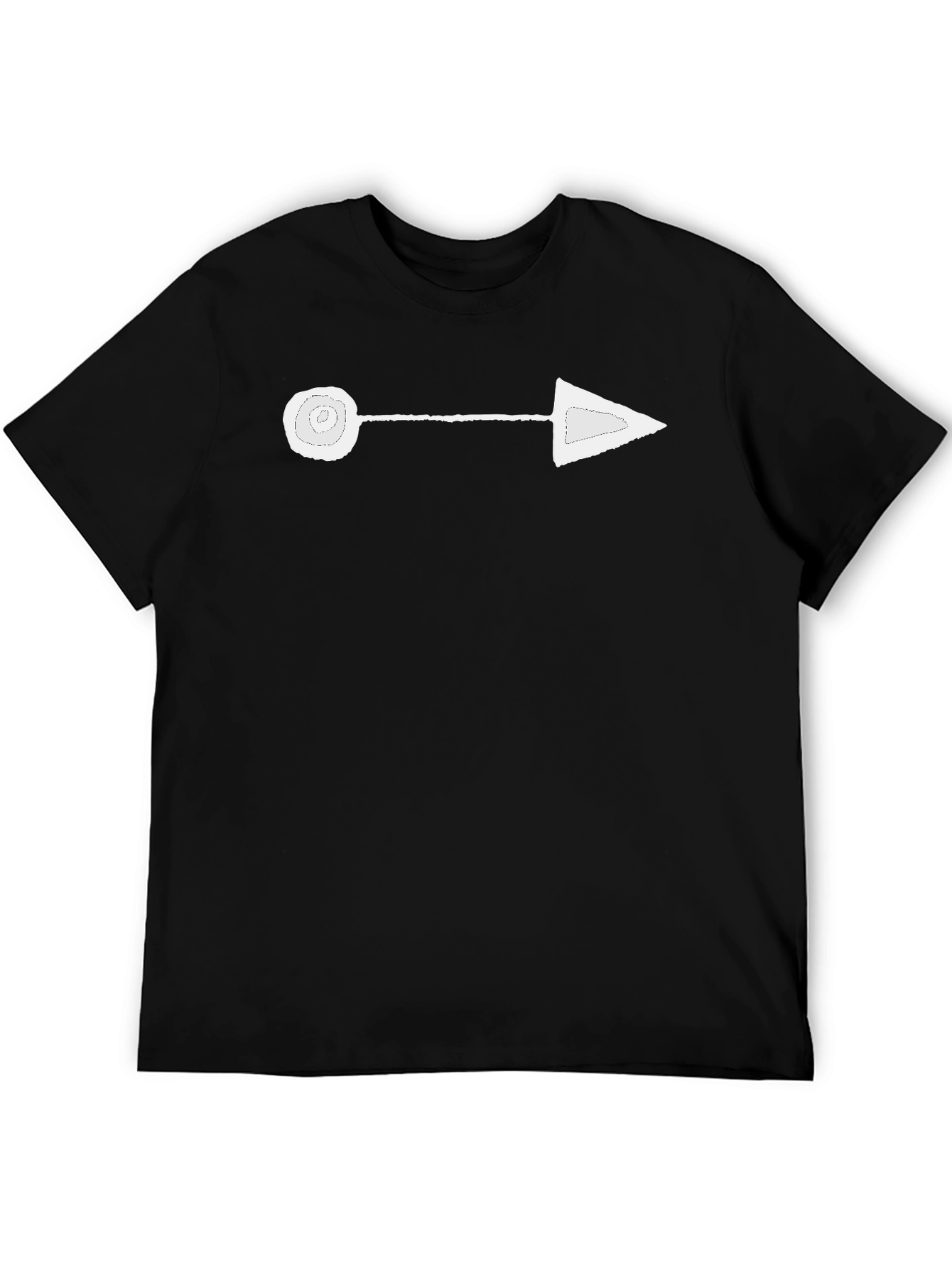 Arrow Graphic Tee - Minimalist Design