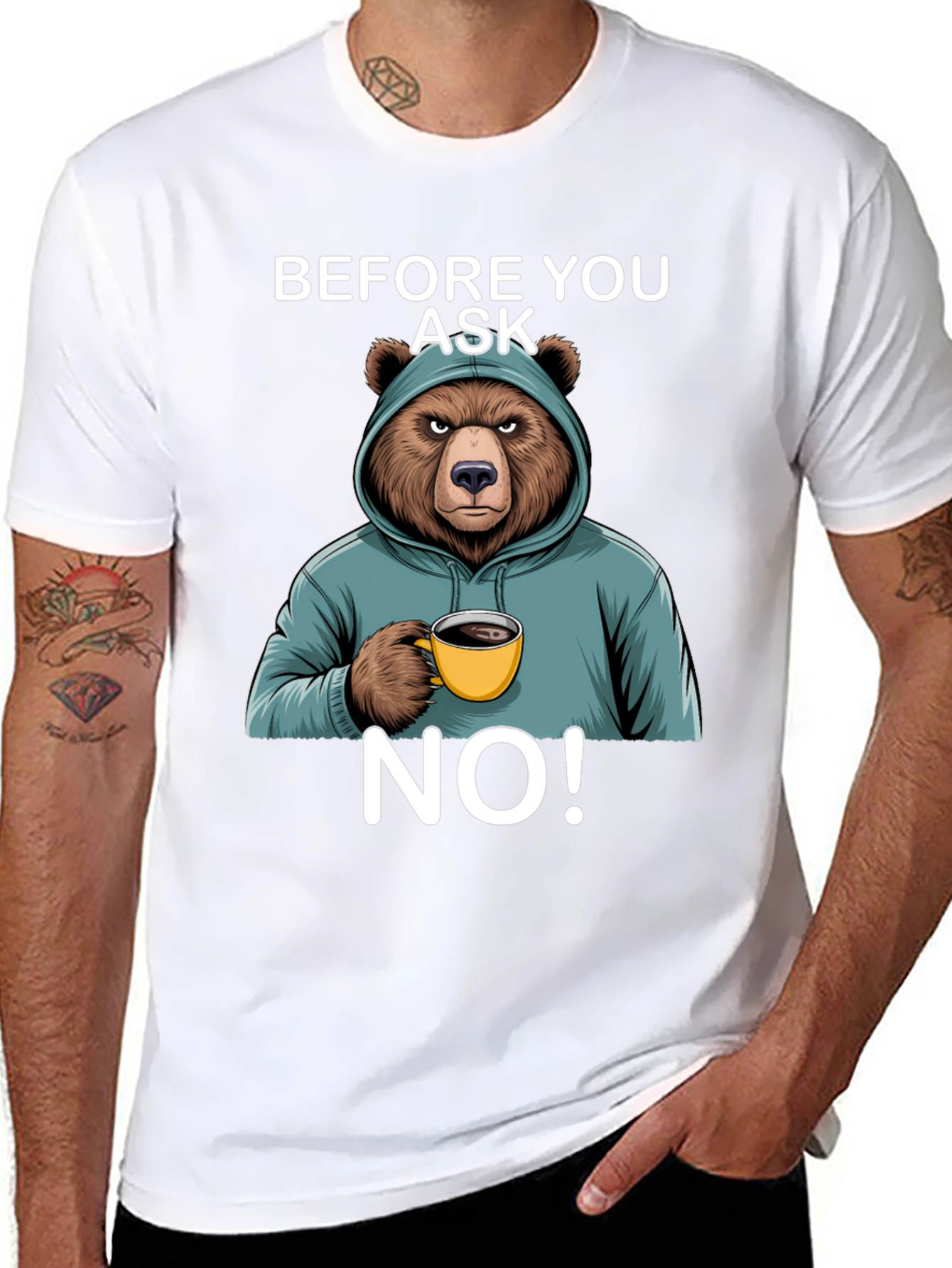 Bear Before You Ask No T-Shirt