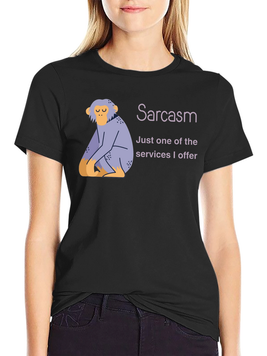 Sarcasm Monkey T-Shirt -  Humorous Graphic Tee