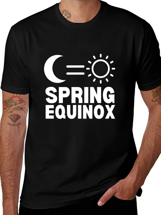 Spring Equinox Graphic T-Shirt - Moon & Sun
