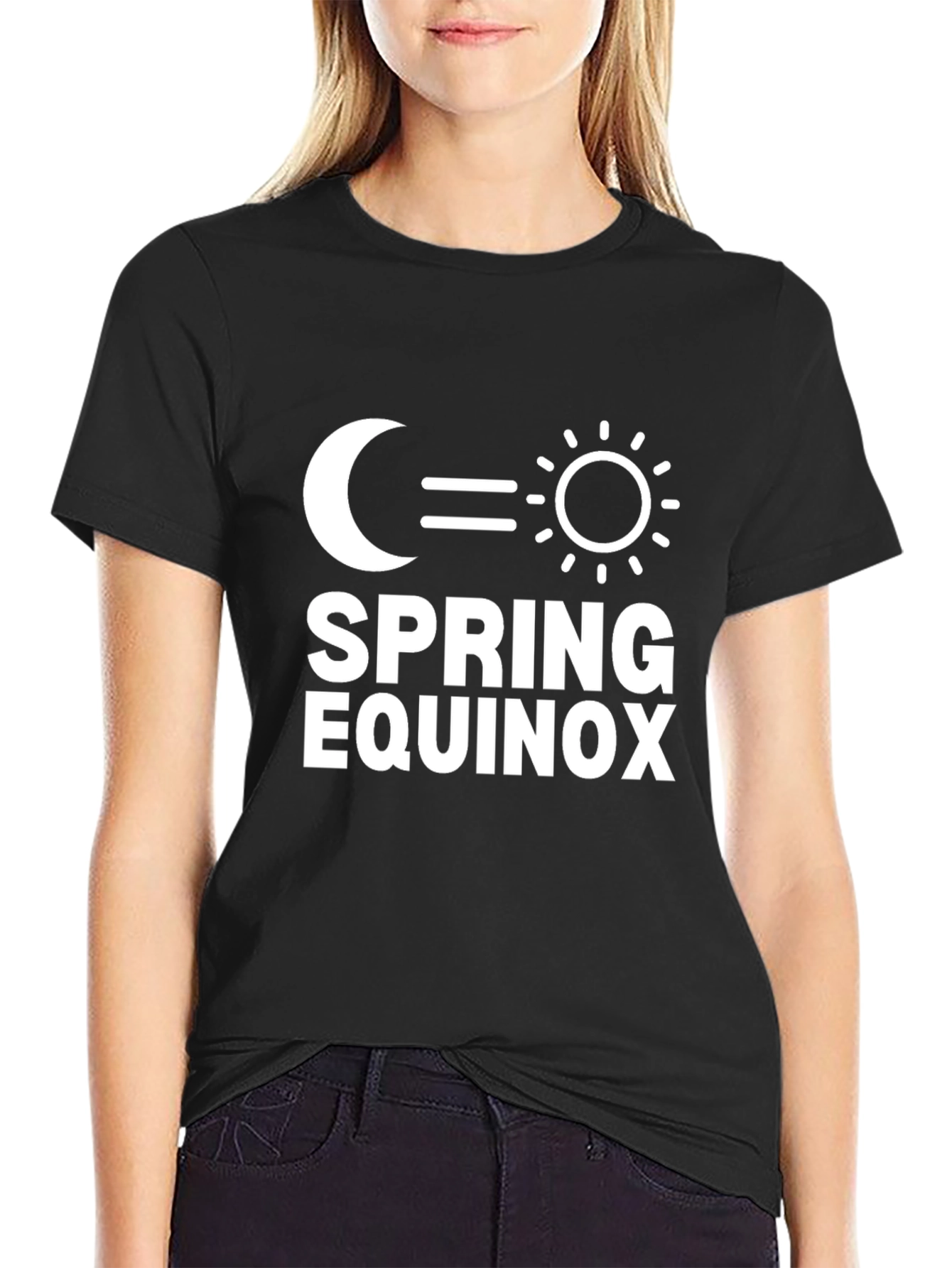 Spring Equinox Graphic T-Shirt - Moon & Sun