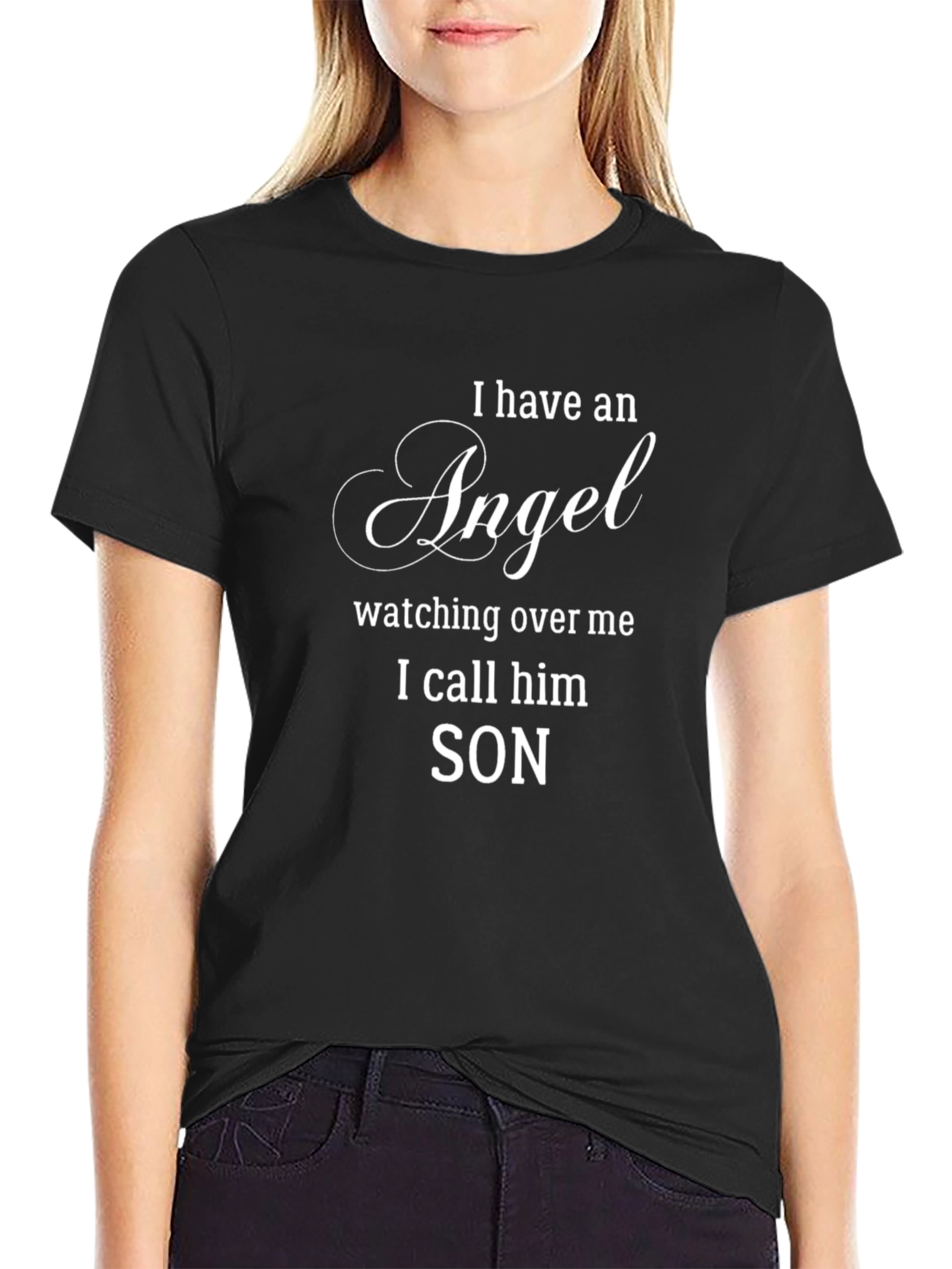 Angel Son T-Shirt - Guardian Angel Memorial Tee