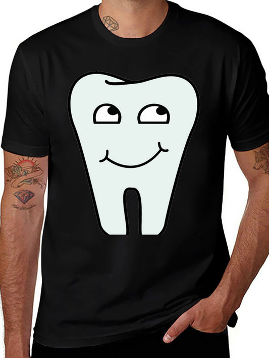 Funny Tooth Graphic T-Shirt - Novelty Dentist Tee
