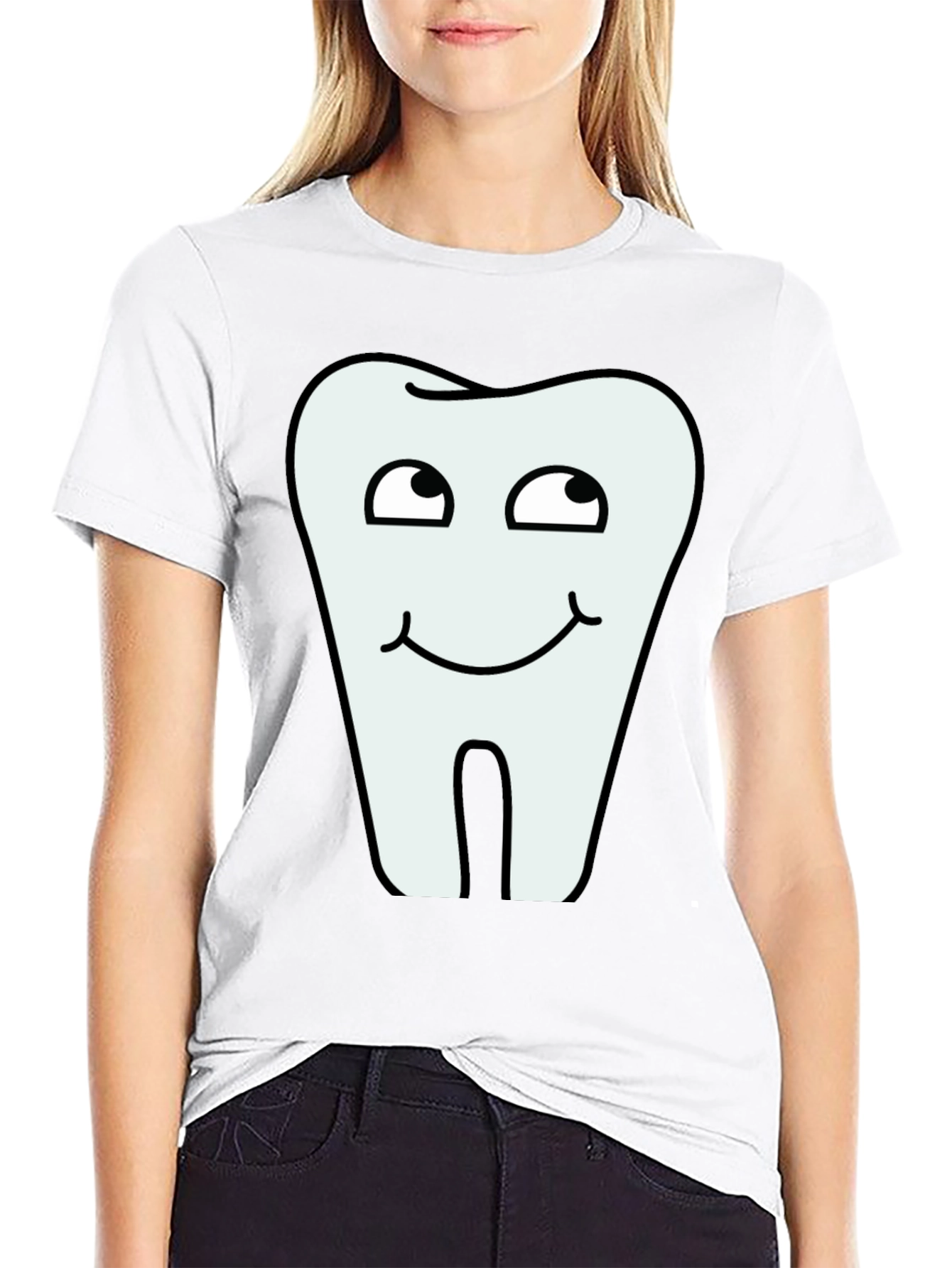 Funny Tooth Graphic T-Shirt - Novelty Dentist Tee