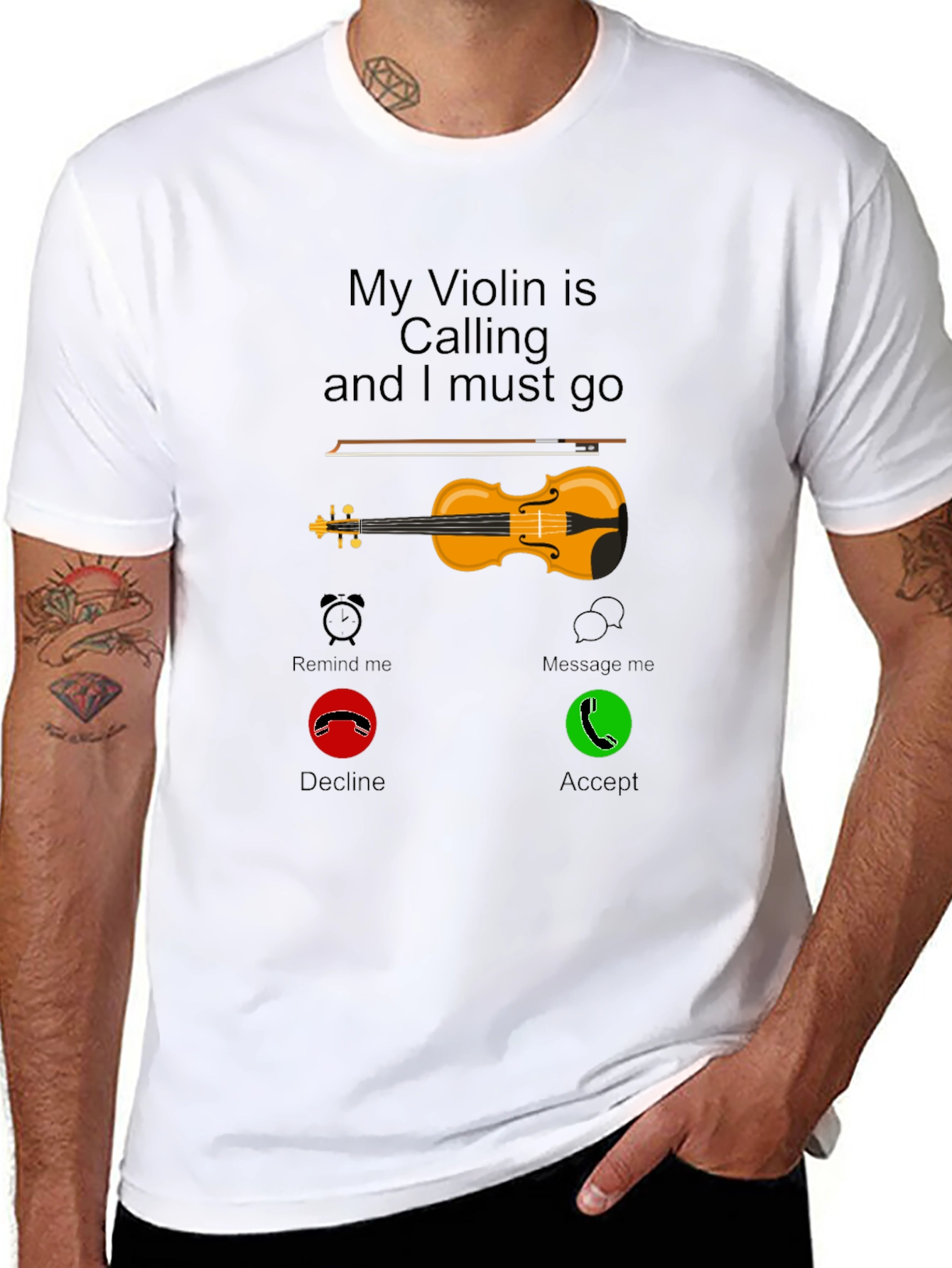Violin Calling T-Shirt - Music Lover Tee