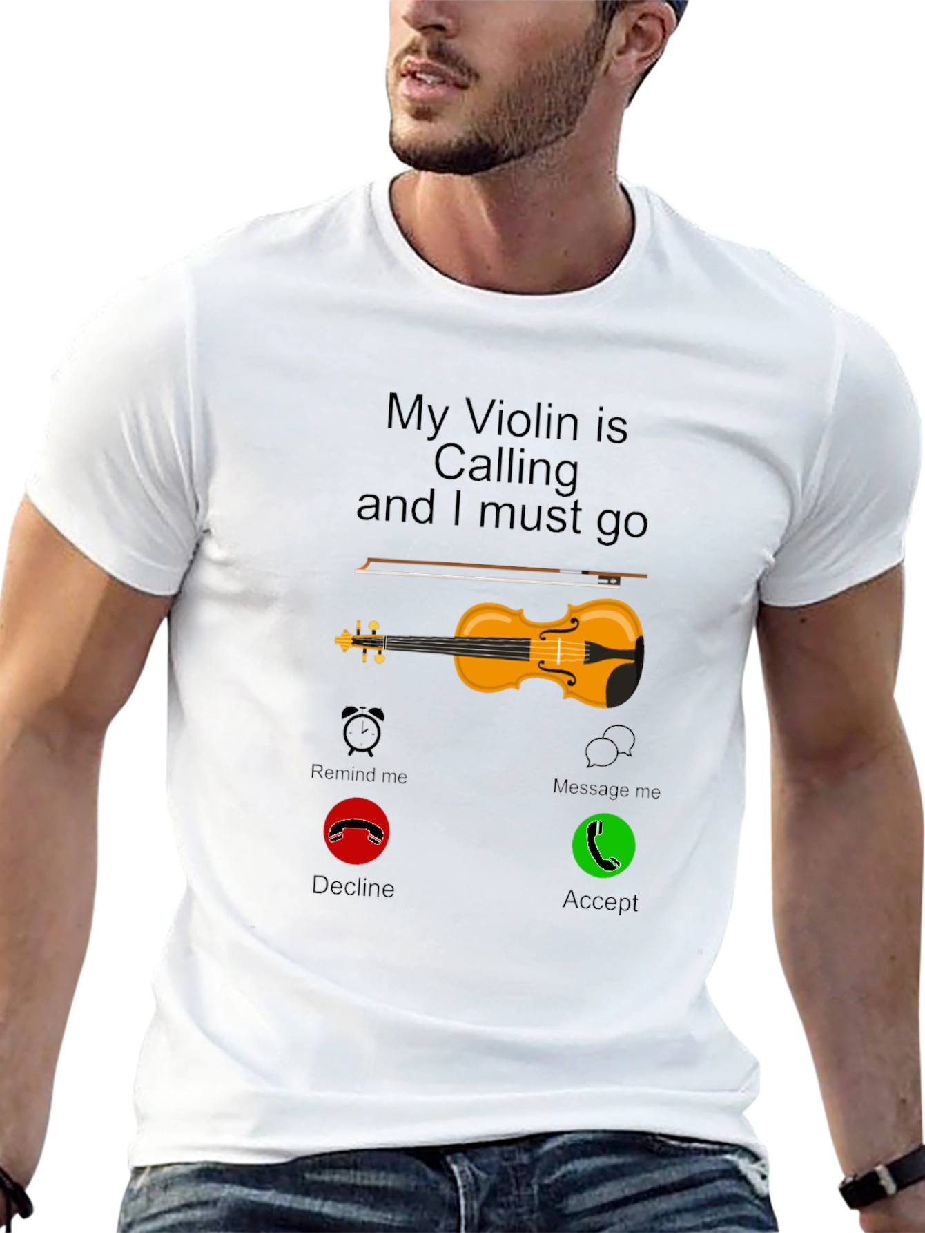 Violin Calling T-Shirt - Music Lover Tee