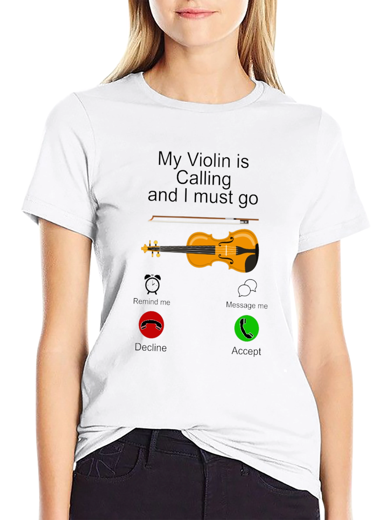 Violin Calling T-Shirt - Music Lover Tee