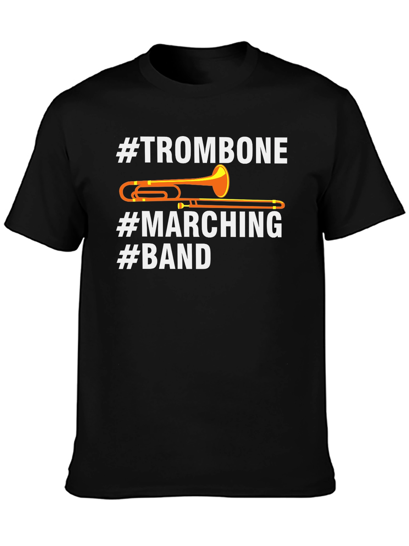 Trombone Marching Band Graphic T-Shirt