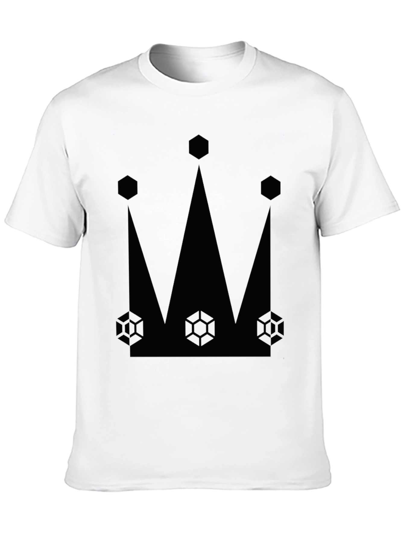 King Crown Graphic Tee - Stylish Black Cotton T-Shirt