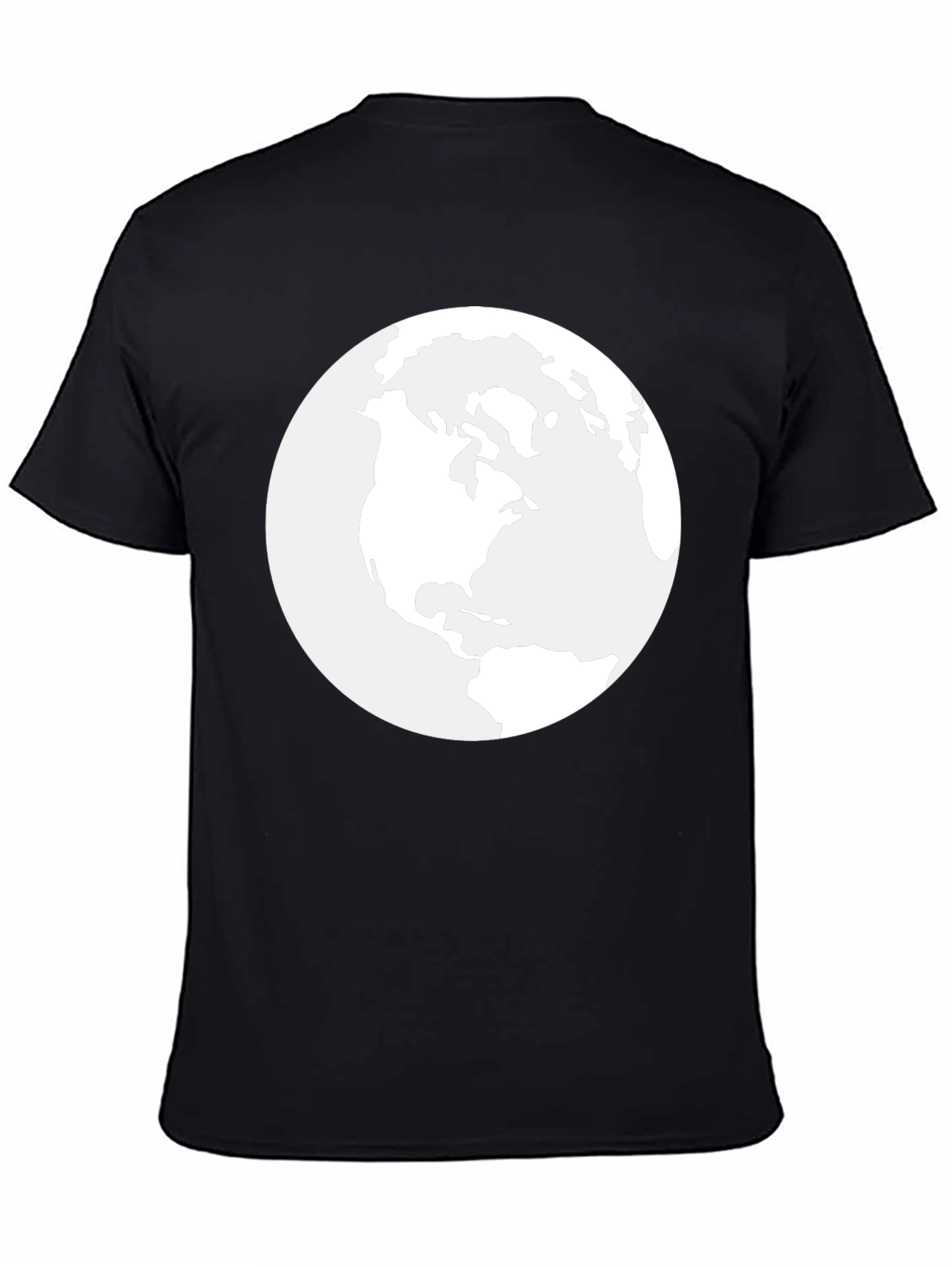 Moon Graphic T-Shirt - Black