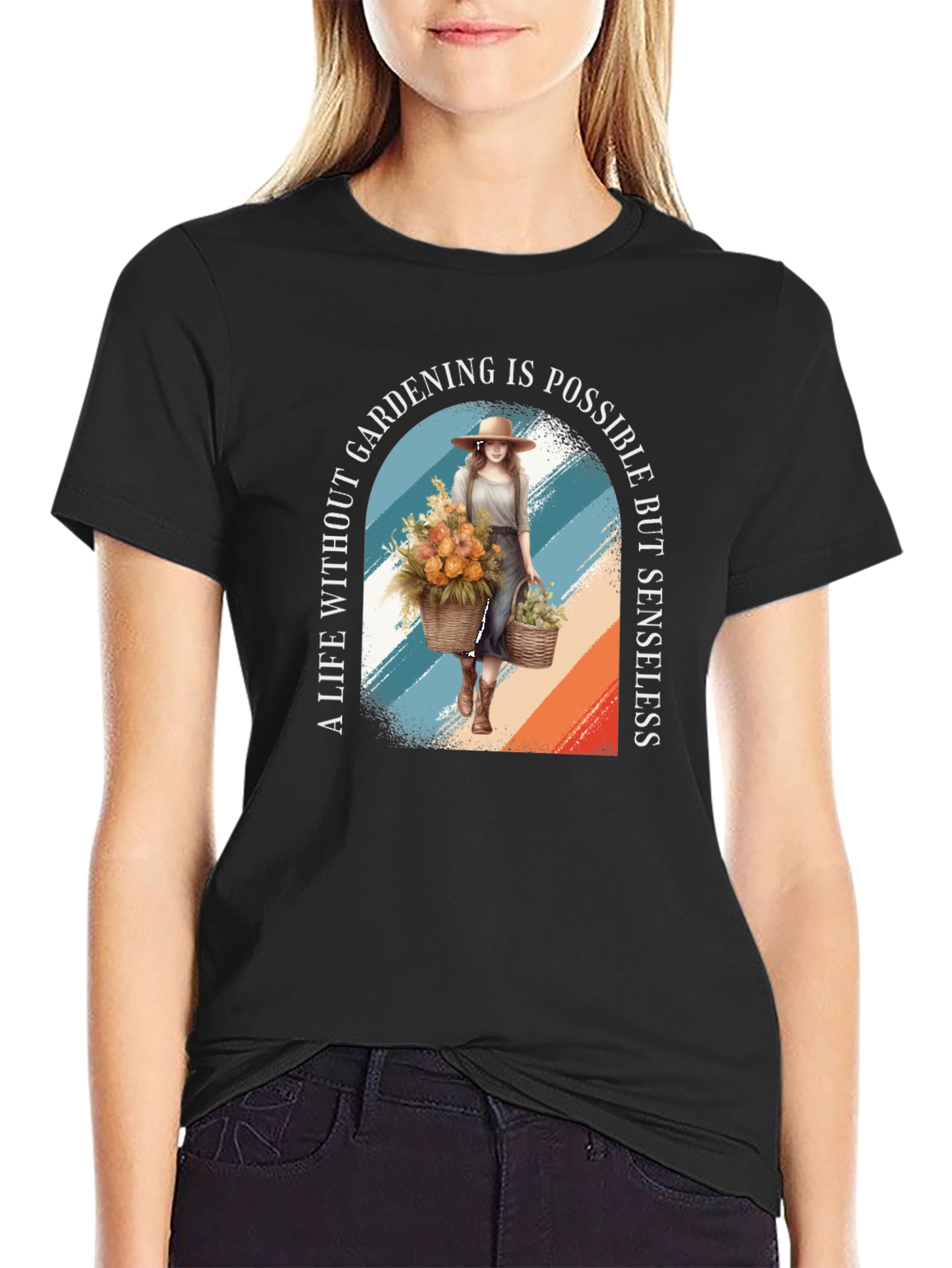Gardening Lover T-Shirt - Life Without Gardening