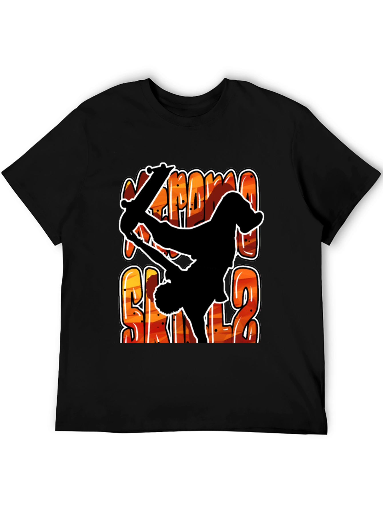 Extreme Skills Skater T-Shirt - Black