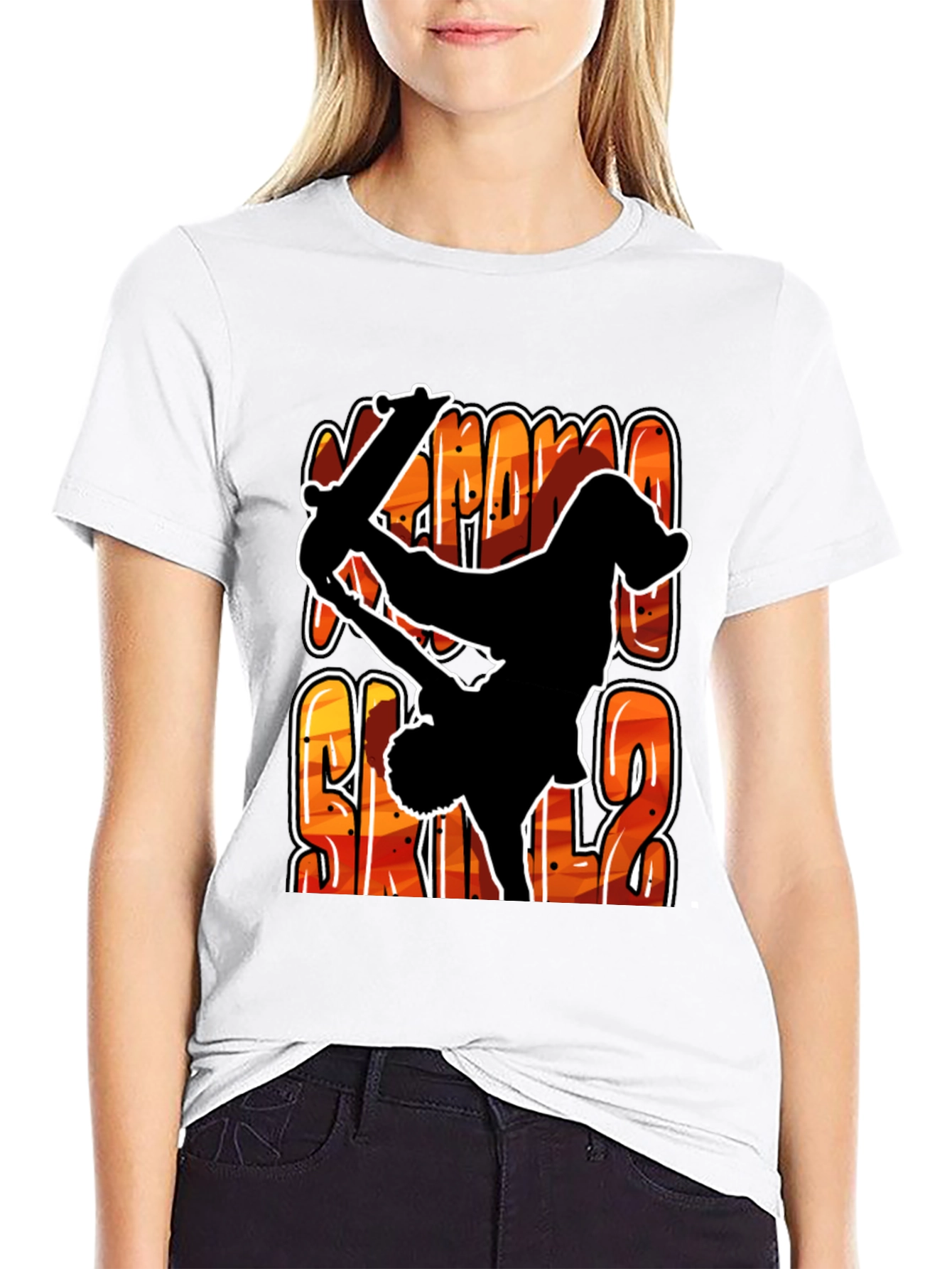 Extreme Skills Skater T-Shirt - Black