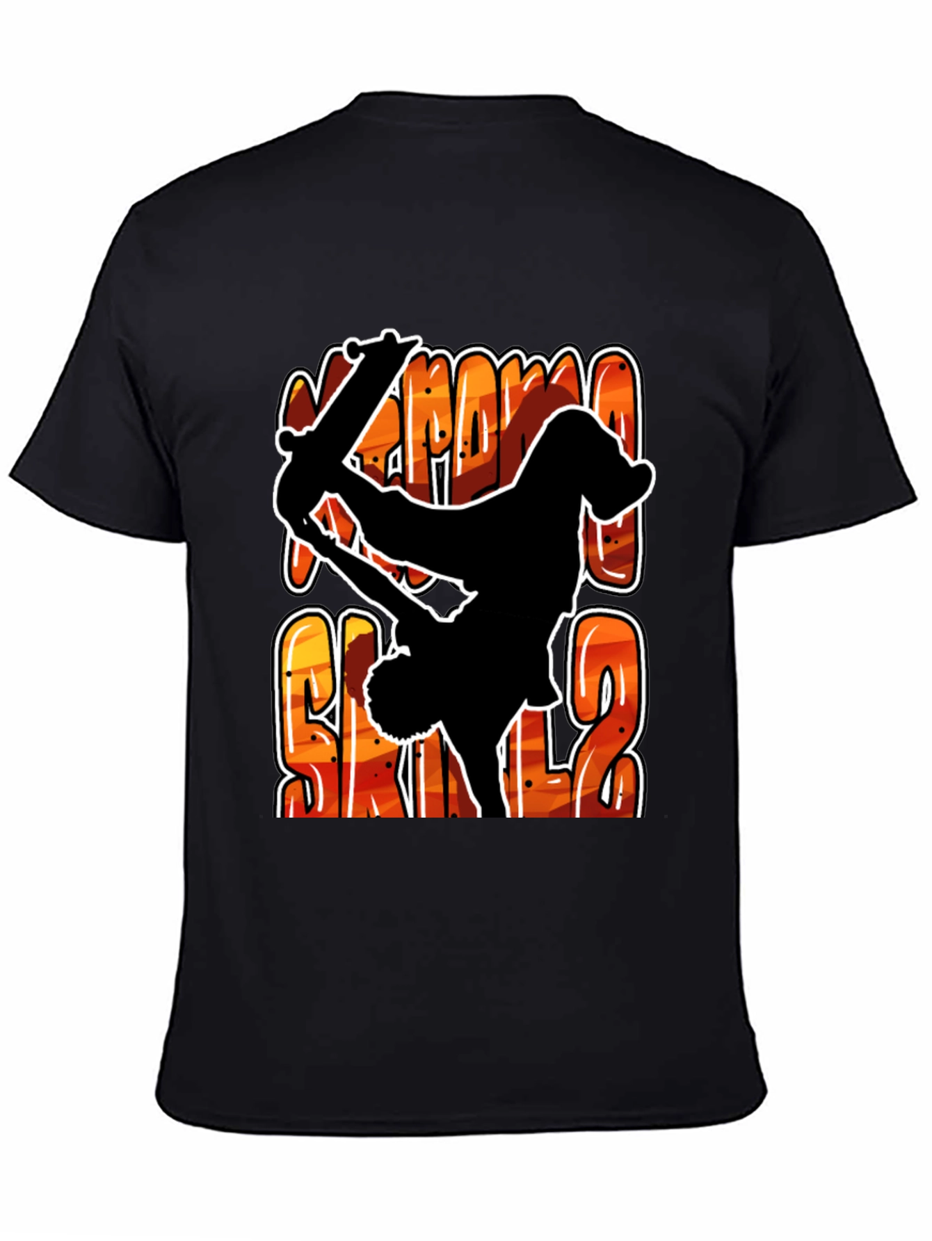 Extreme Skills Skater T-Shirt - Black