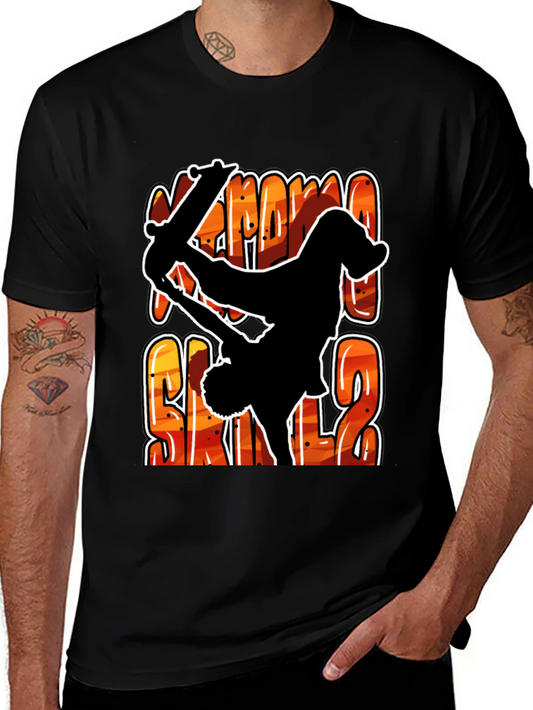 Extreme Skills Skater T-Shirt - Black