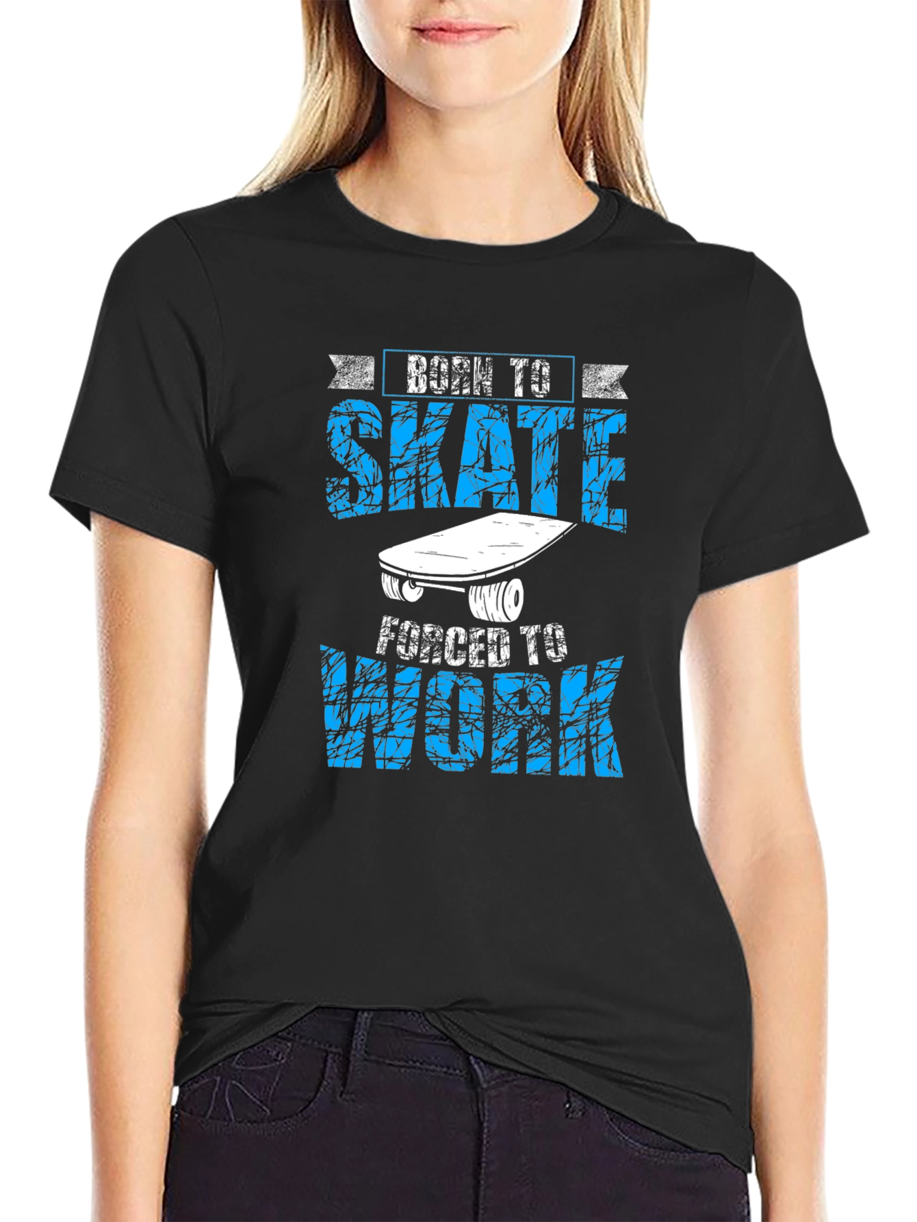 Born To Skate T-Shirt - Skateboarder Gift