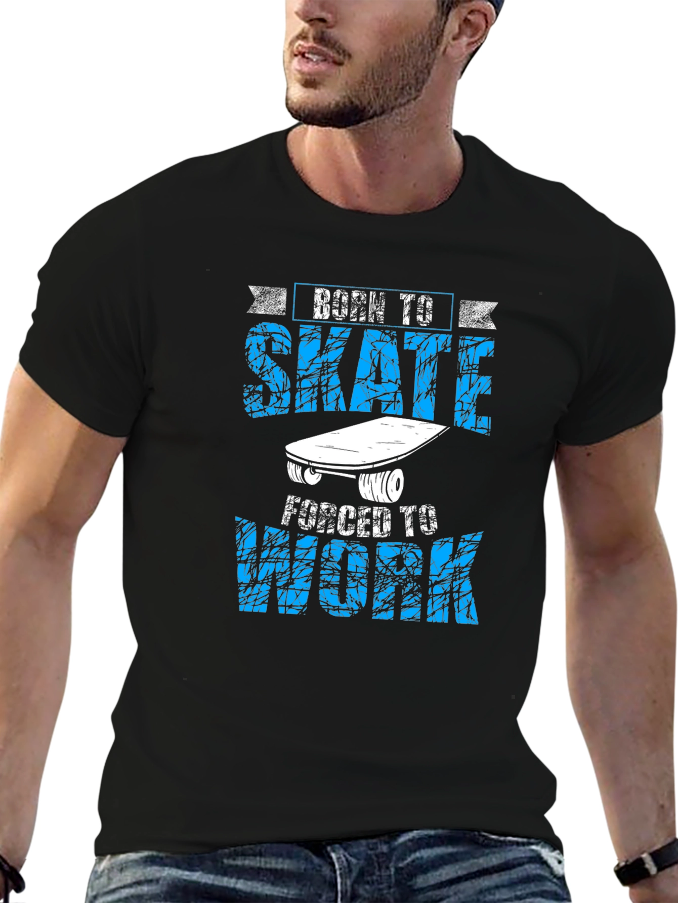 Born To Skate T-Shirt - Skateboarder Gift