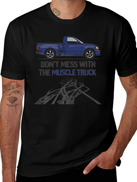 Muscle Truck Graphic Tee - Black