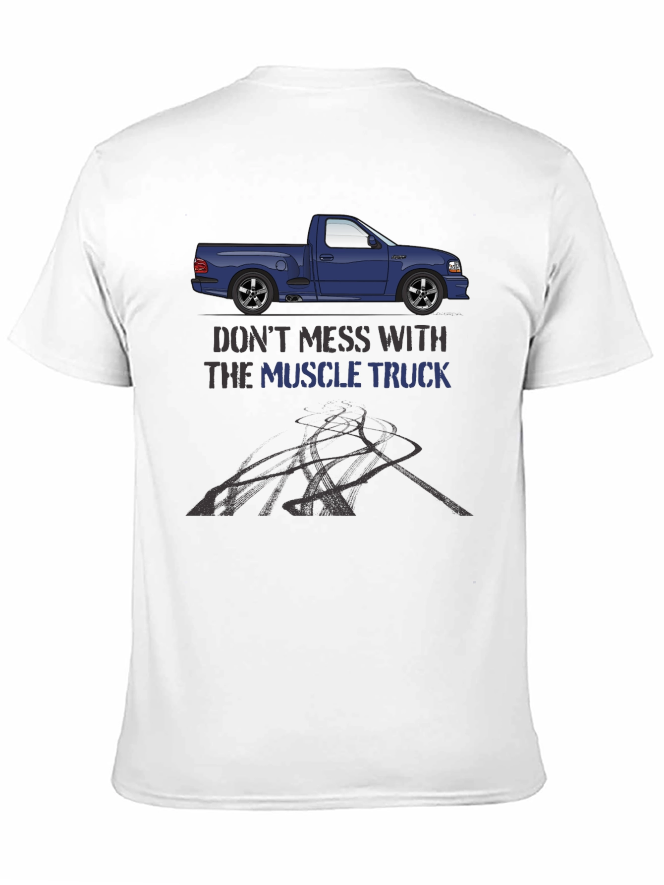 Muscle Truck Graphic Tee - Black