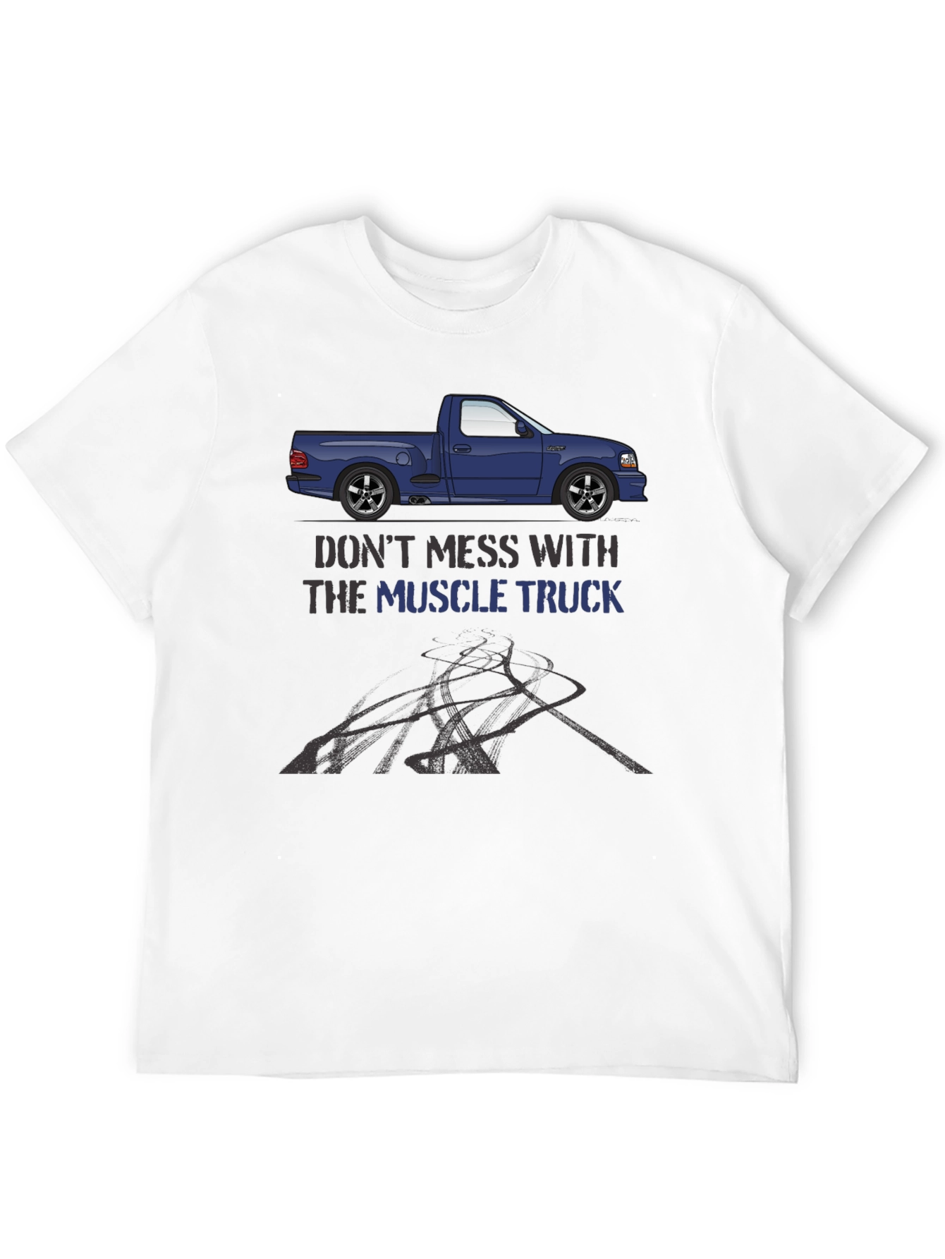 Muscle Truck Graphic Tee - Black