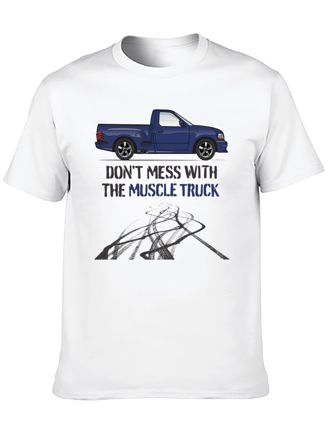 Muscle Truck Graphic Tee - Black