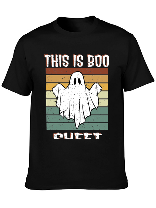 This is Boo Sheet T-Shirt Funny Halloween Ghost Tee