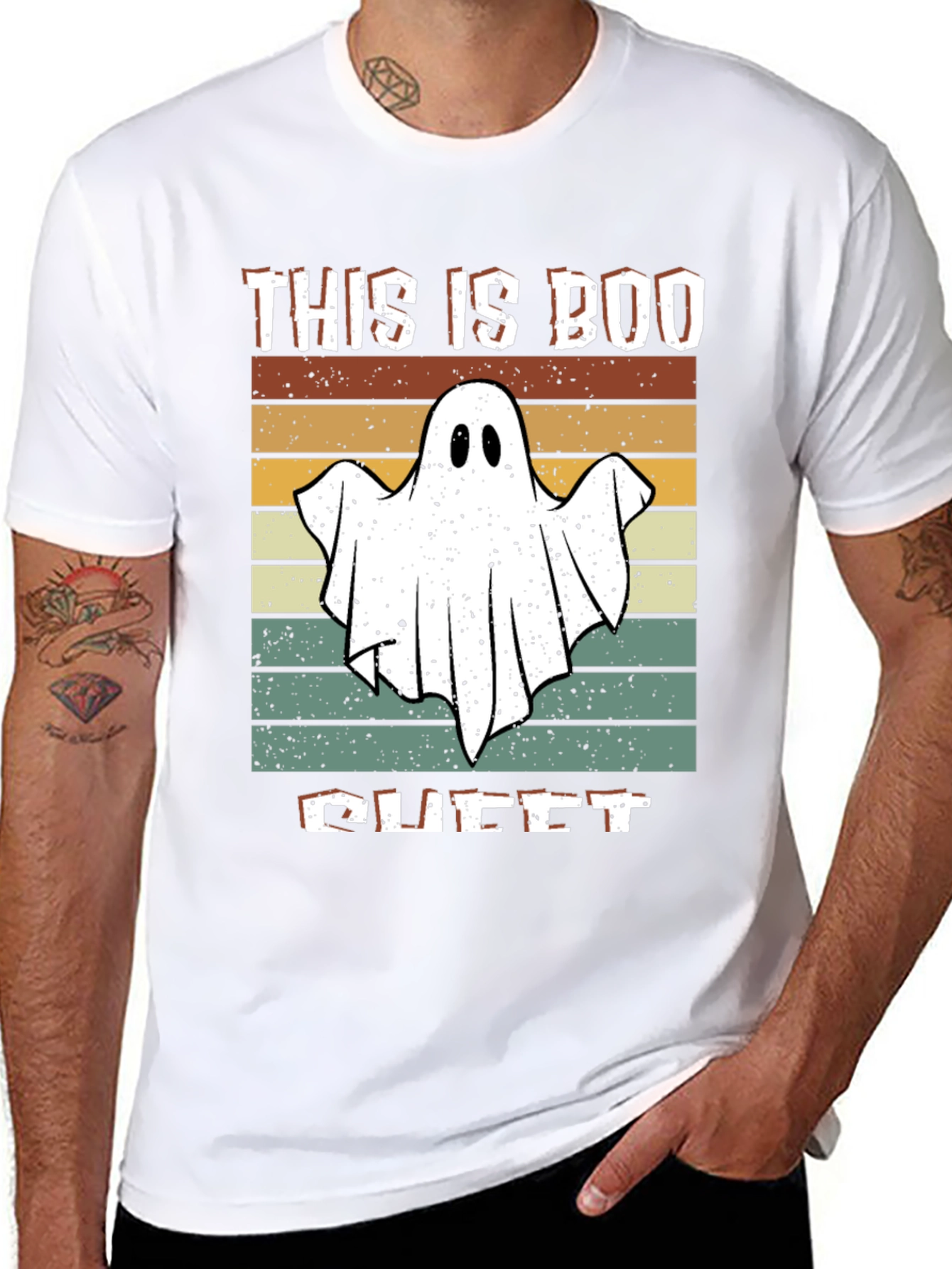 This is Boo Sheet T-Shirt Funny Halloween Ghost Tee