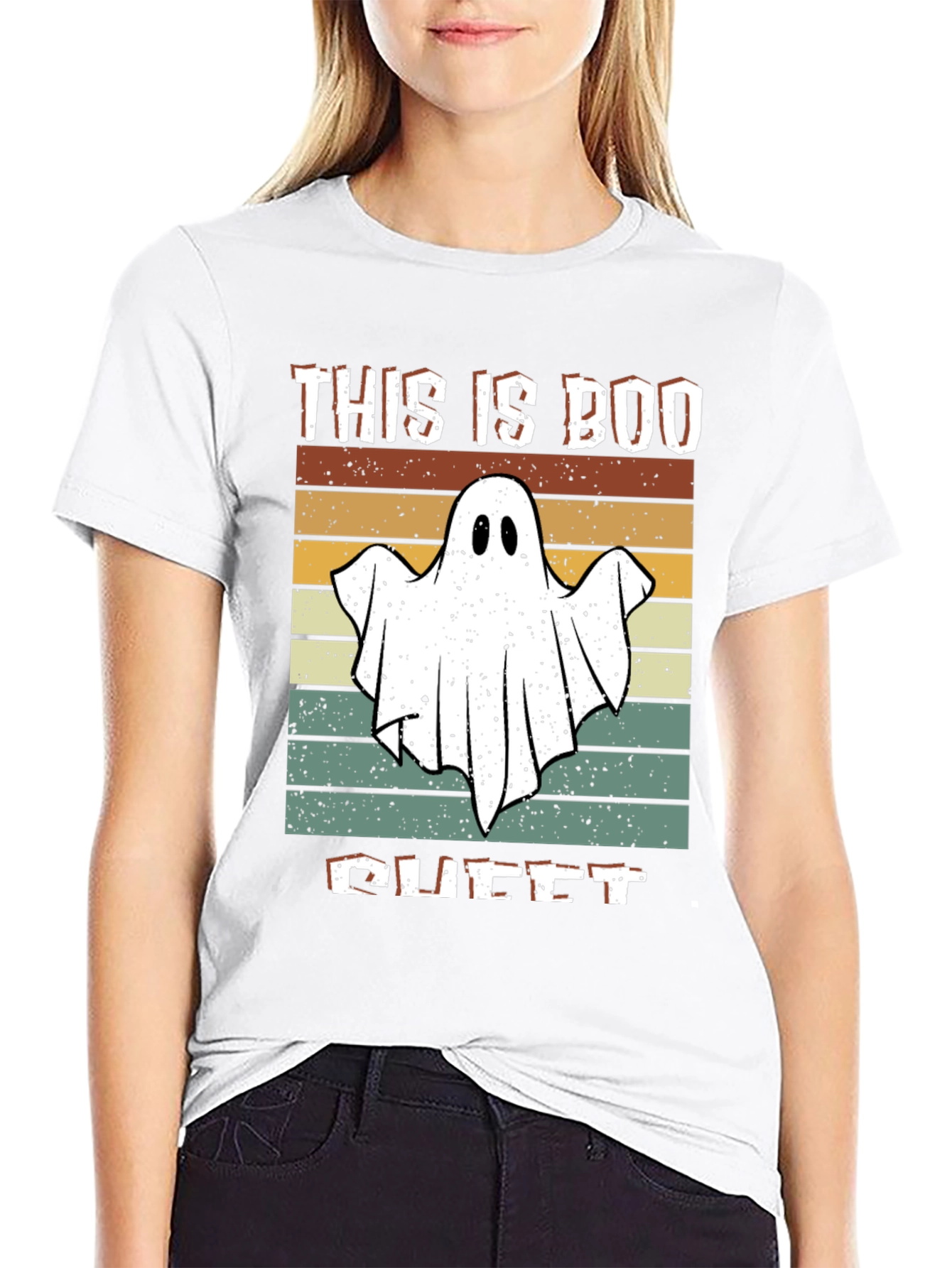 This is Boo Sheet T-Shirt Funny Halloween Ghost Tee